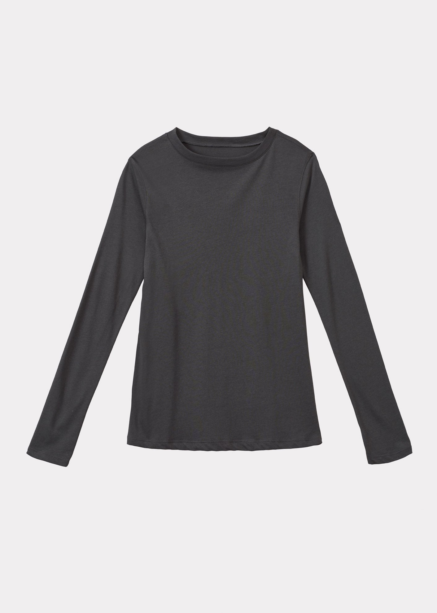 LONG SLEEVE T SHIRT CHARCOAL