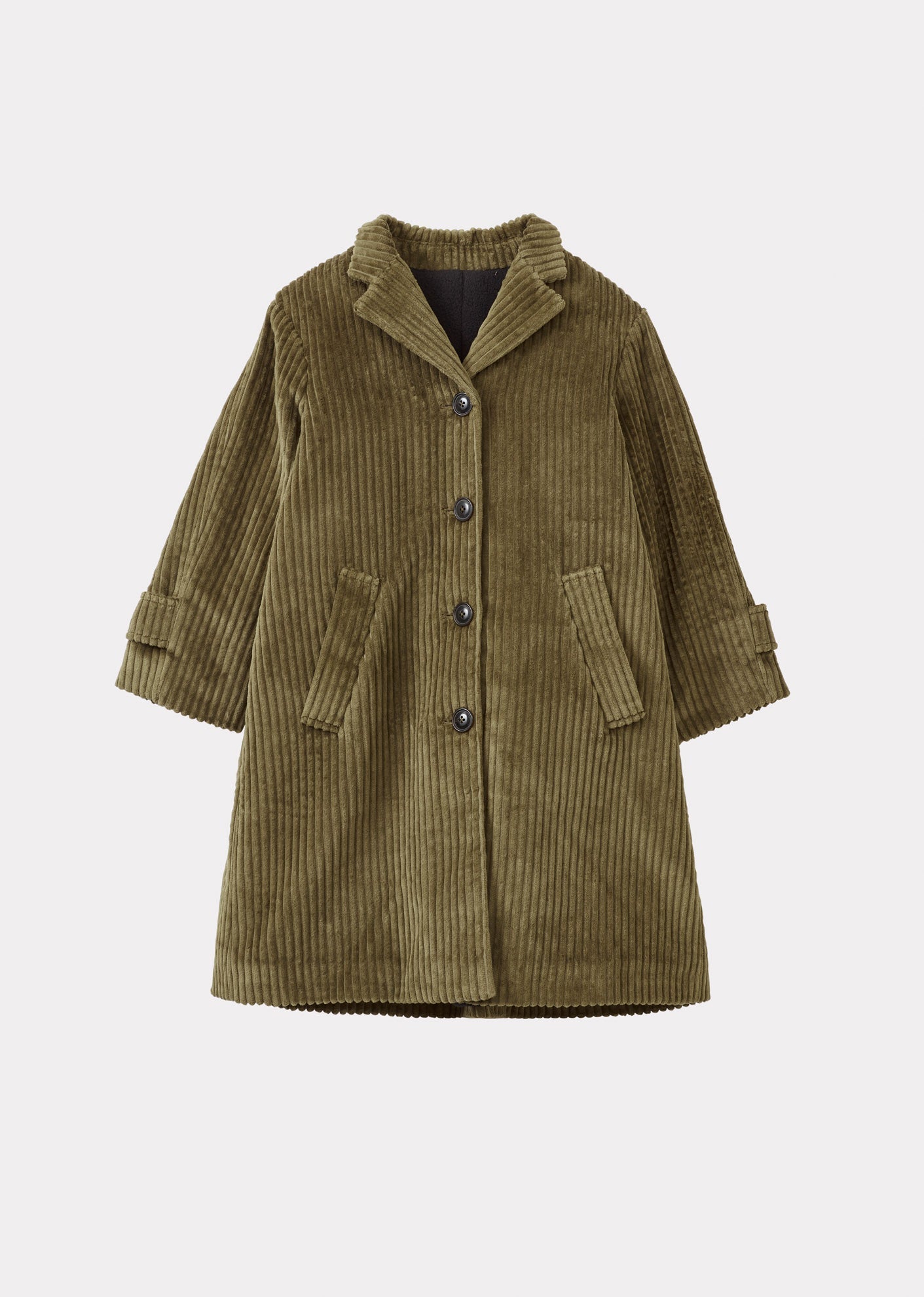 Long corduroy coat womens best sale