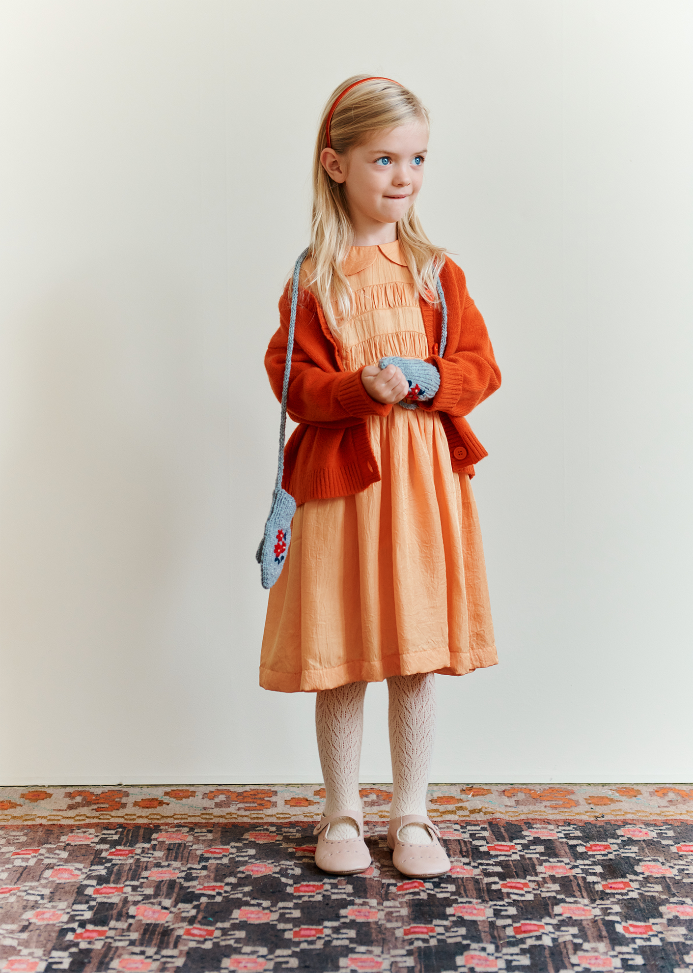 Little orange dress sale