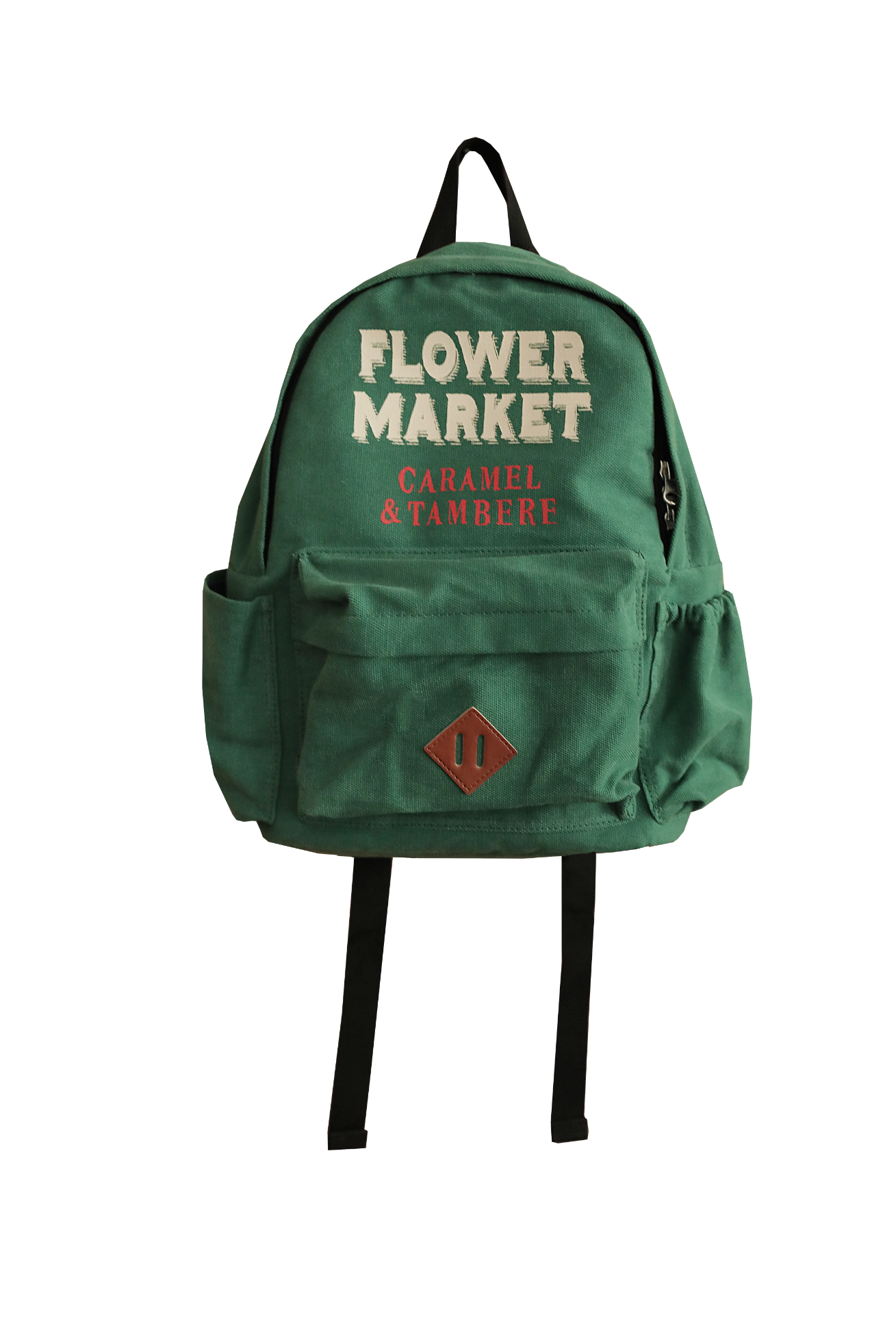 SS24 CARAMEL X TAMBERE 'FLOWER MARKET' CHILD BACKPACK - GREEN