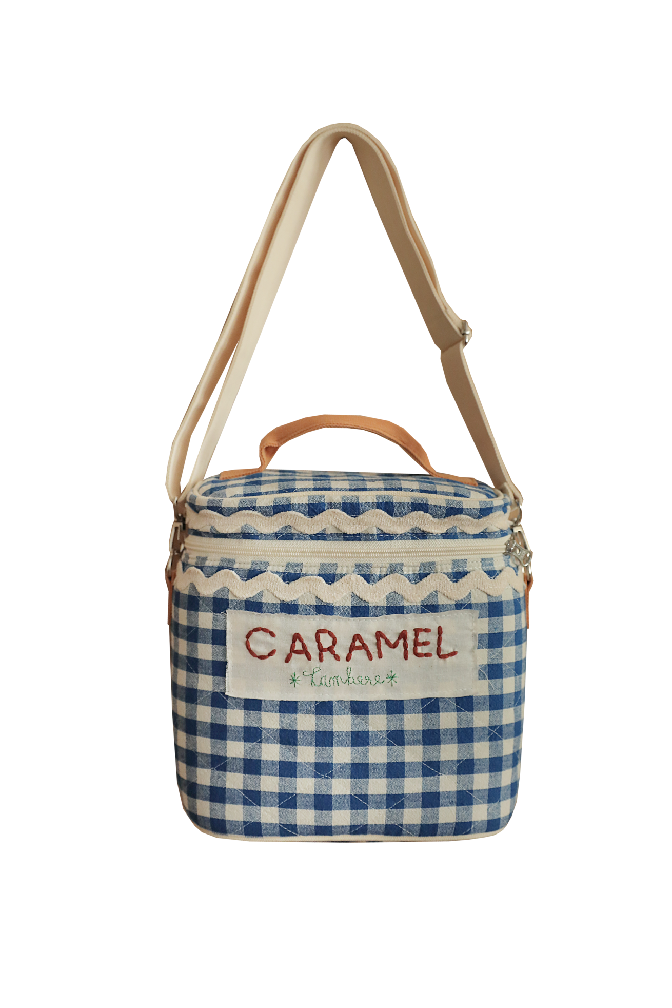 SS24 CARAMEL X TAMBERE 'FLOWER MARKET' COOLER BAG - BLUE