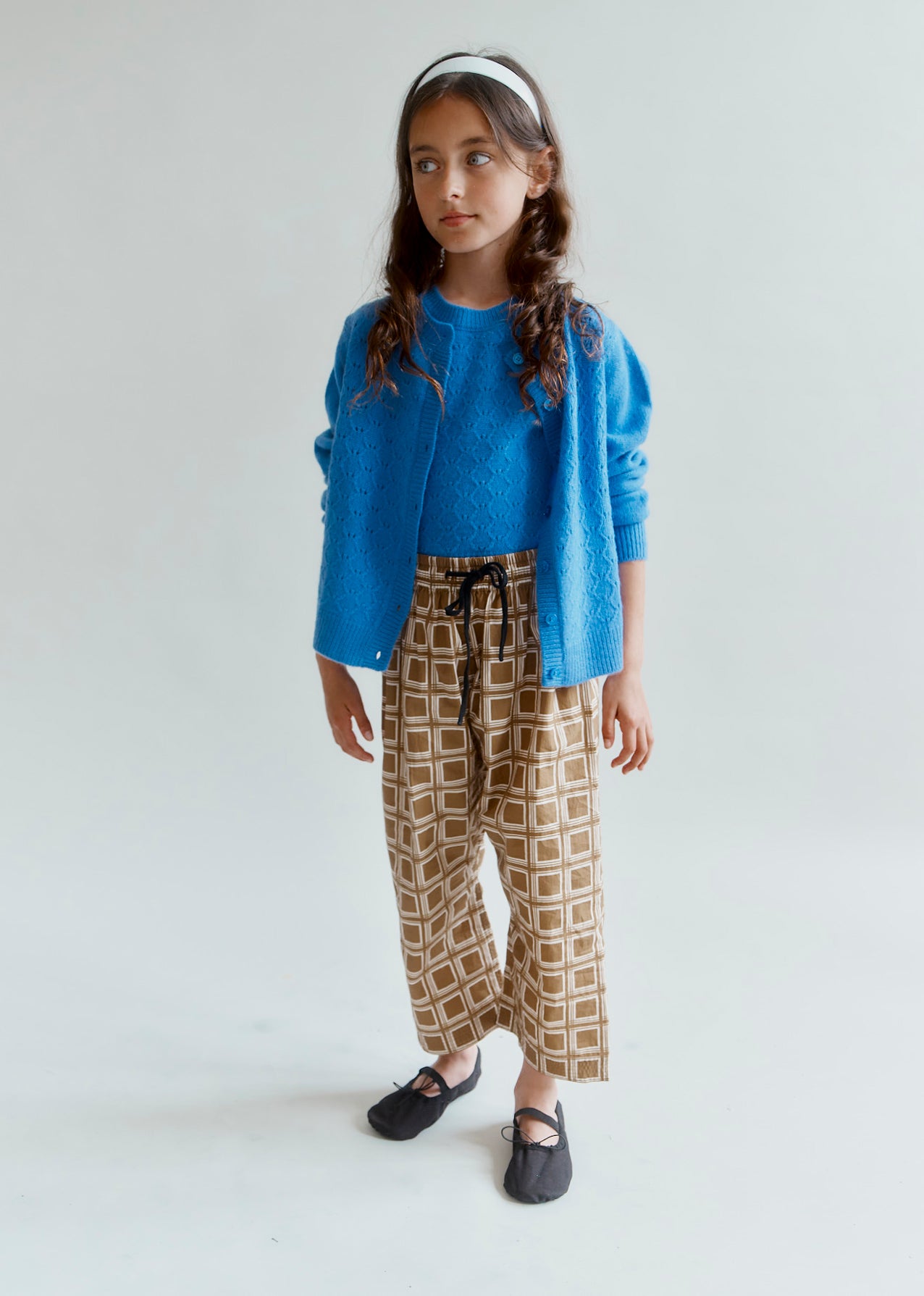 JUDO CHILDREN'S TROUSERS - BROWN GEO PRINT