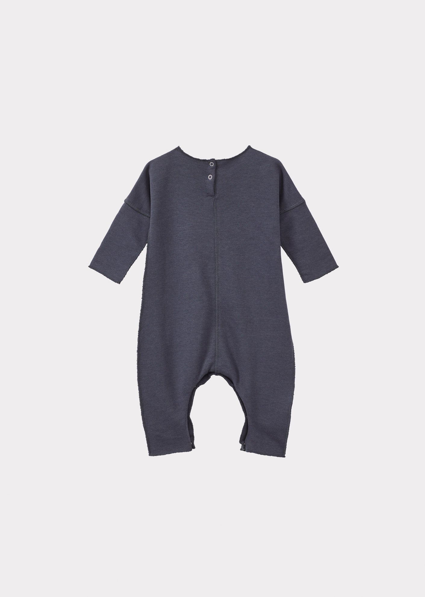 SQUID BABY COTTON & BAMBOO ROMPER - CHARCOAL