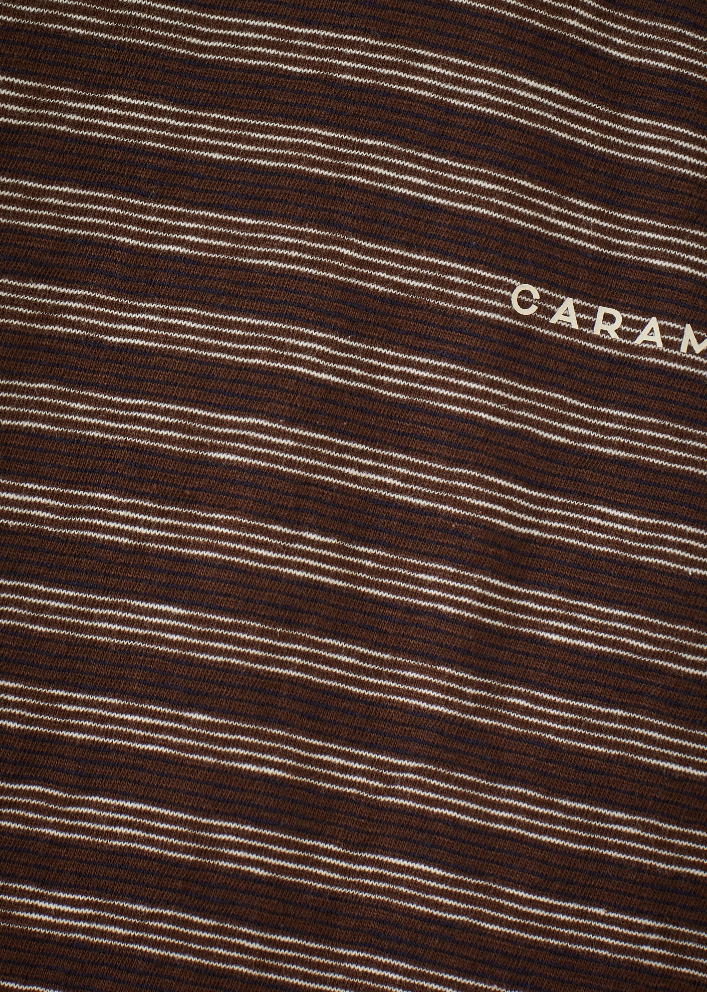 CASSIA CHILDREN'S TOP - BROWN / NAVY / ECRU STRIPE