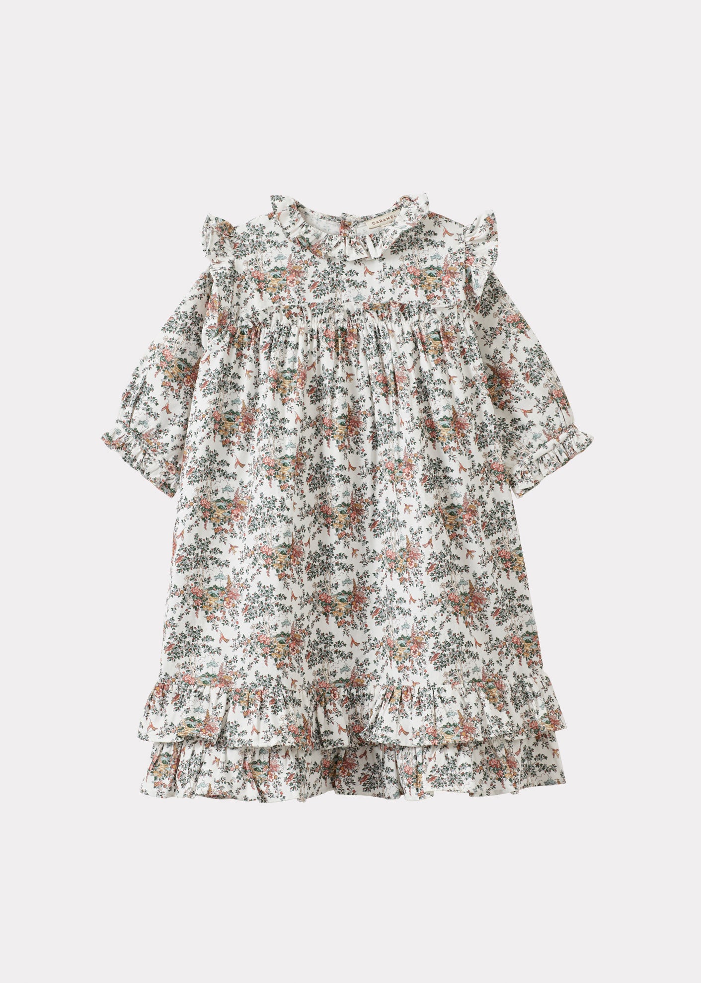 HELIOS CHILDREN'S COTTON DRESS - LIBERTY MINIATURE WONDERLAND