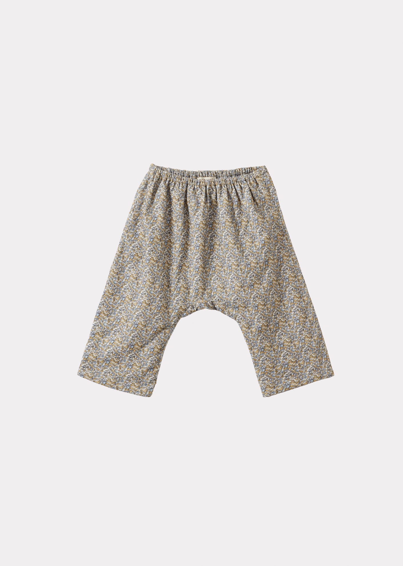 FICUS BABY COTTON TROUSERS - LIBERTY PETAL FRILL