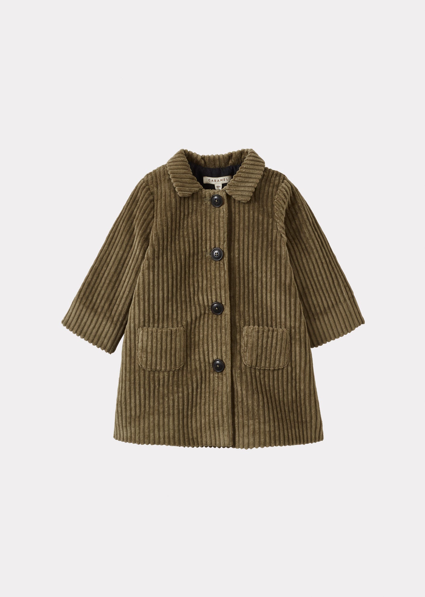 FELIX BABY COTTON CORDUROY COAT - KHAKI