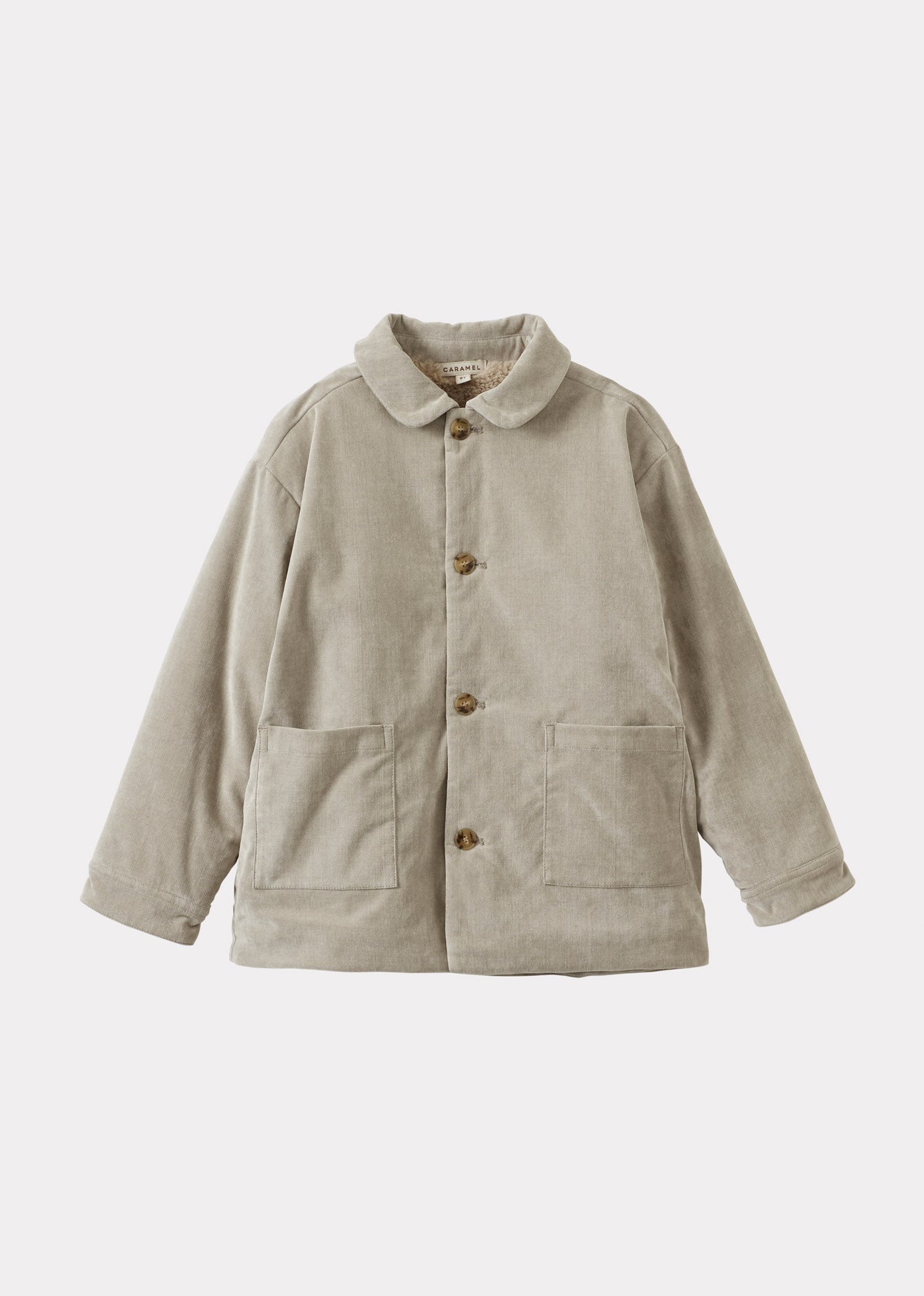 CLOWNFISH CHILDREN'S COTTON MIX JACKET - STONE GREY