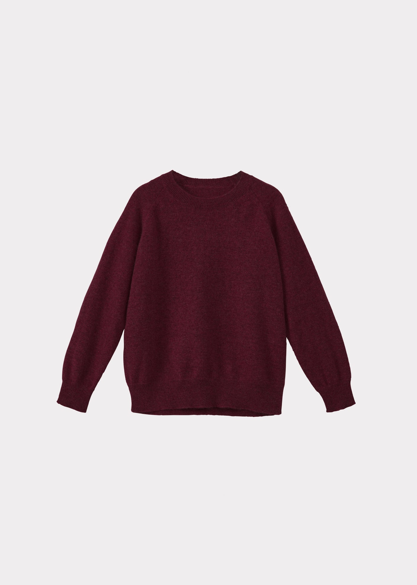 KEIRA CHILDREN'S CASHMERE JUMPER - BURGUNDY