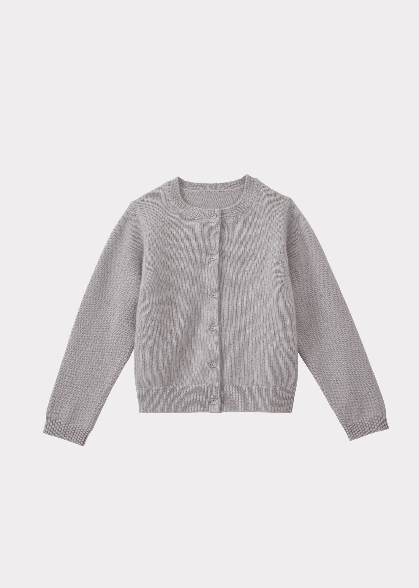 ROSA CHILDREN'S CASHMERE CARDIGAN - CLOUD