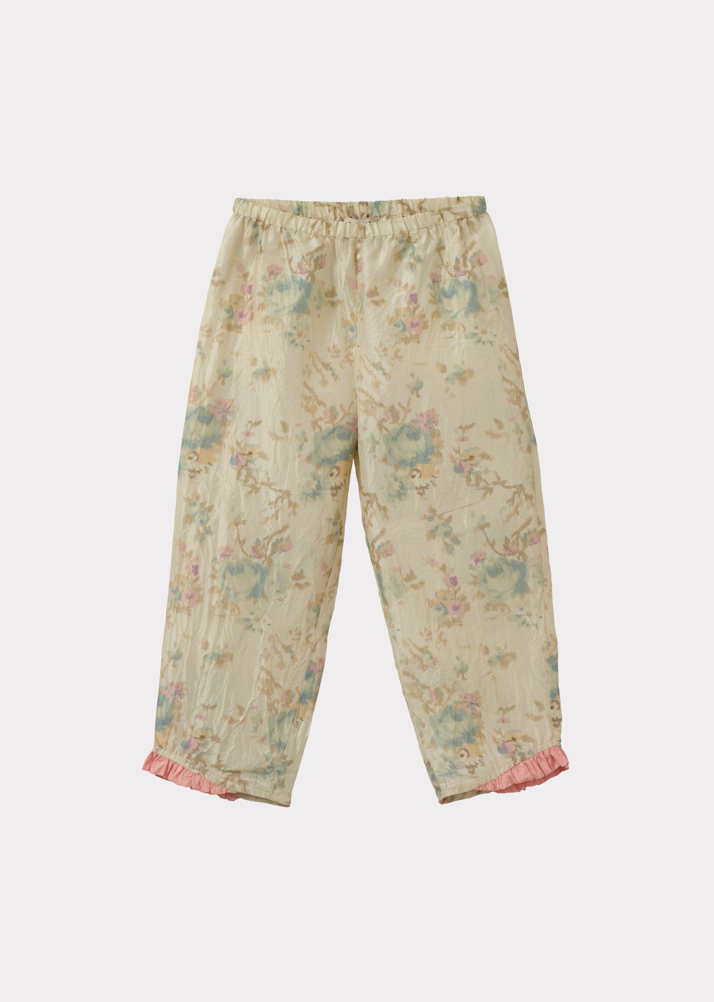 RORY TROUSER SILK TAFETTA - BLUE ROSE