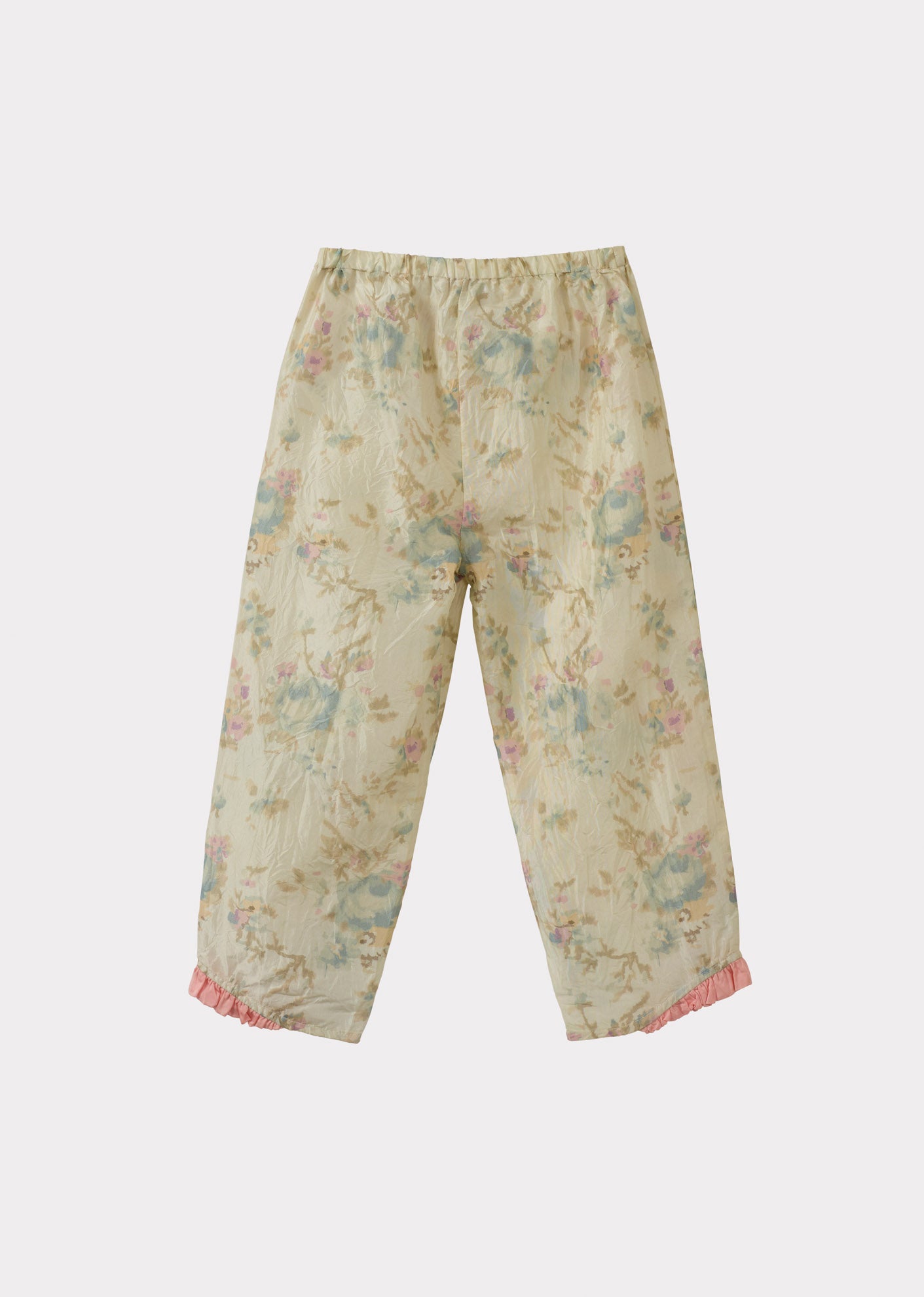 RORY TROUSER SILK TAFETTA - BLUE ROSE