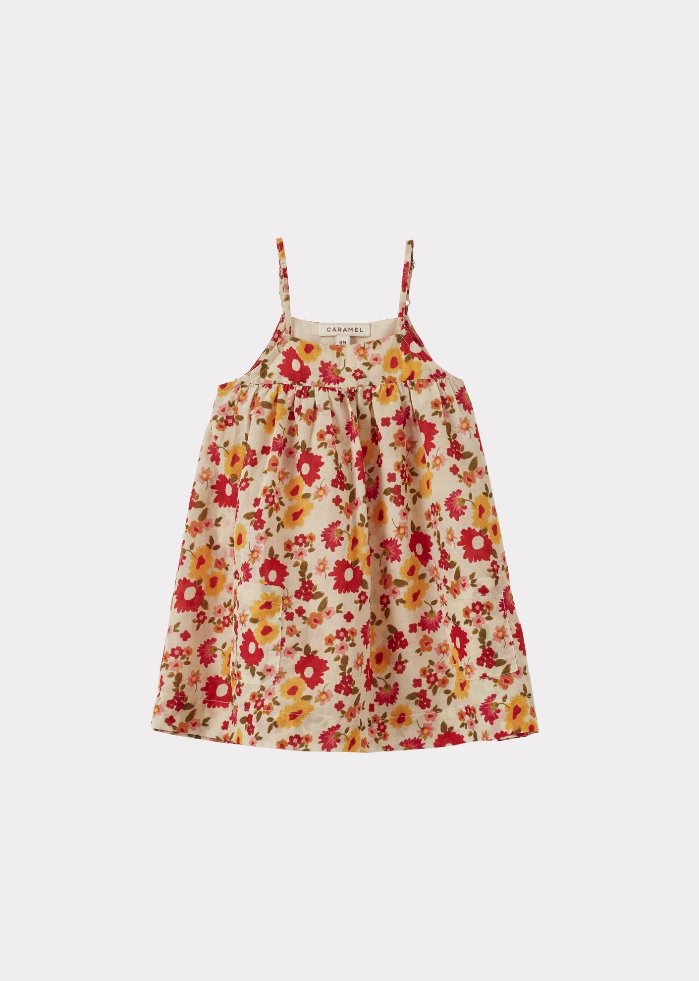 IBERA BABY GIRL'S COTTON DRESS - VINTAGE FLORAL