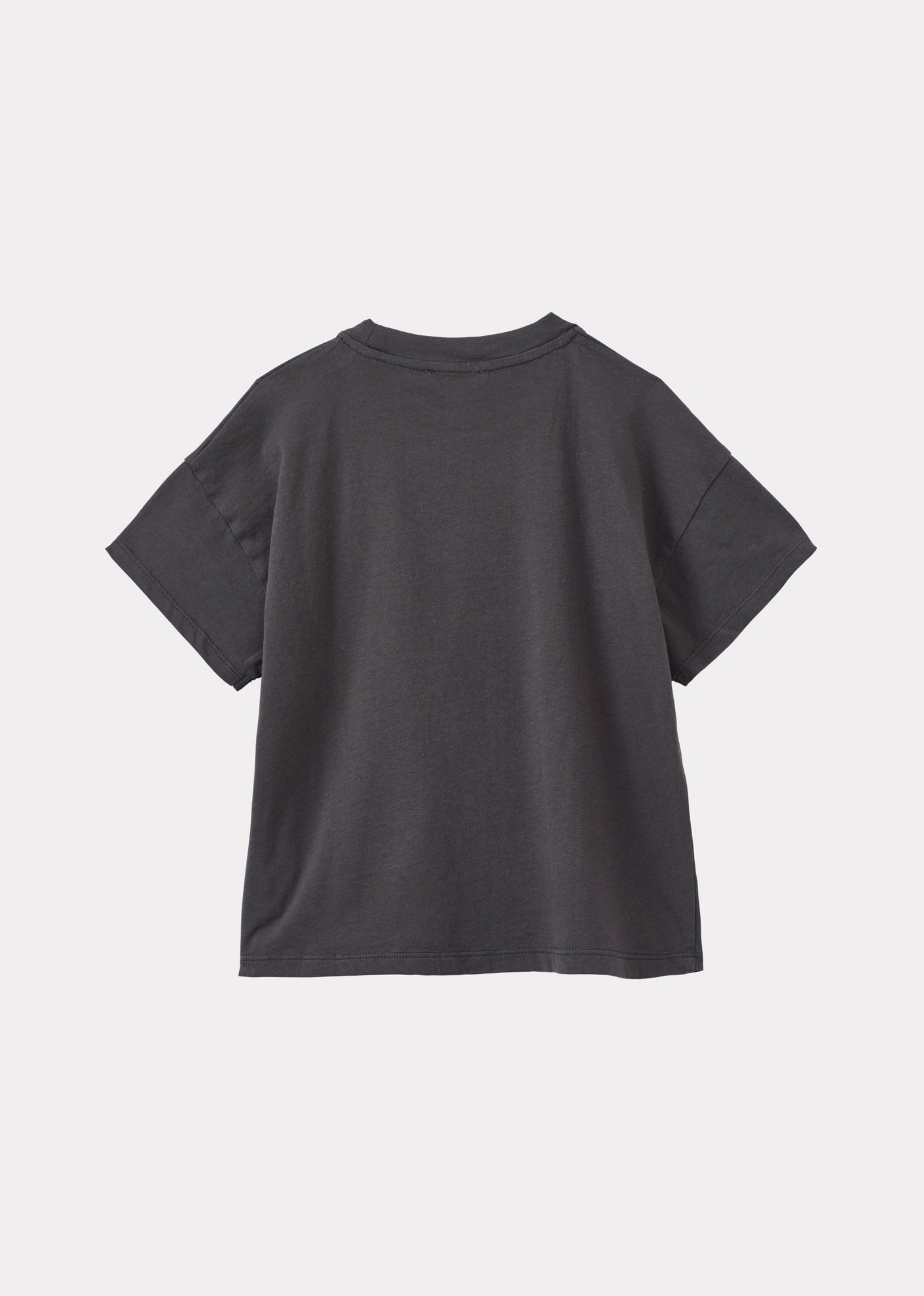 AHIPA CHILDREN'S COTTON T-SHIRT - GREY