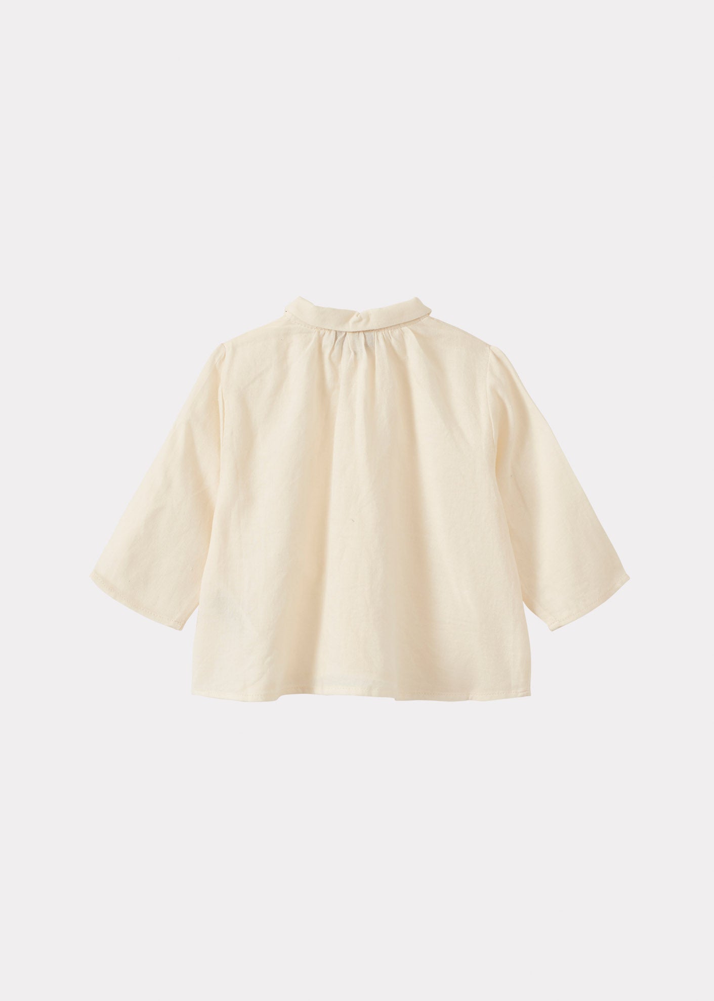 ALOE BABY COTTON SHIRT - OFF-WHITE