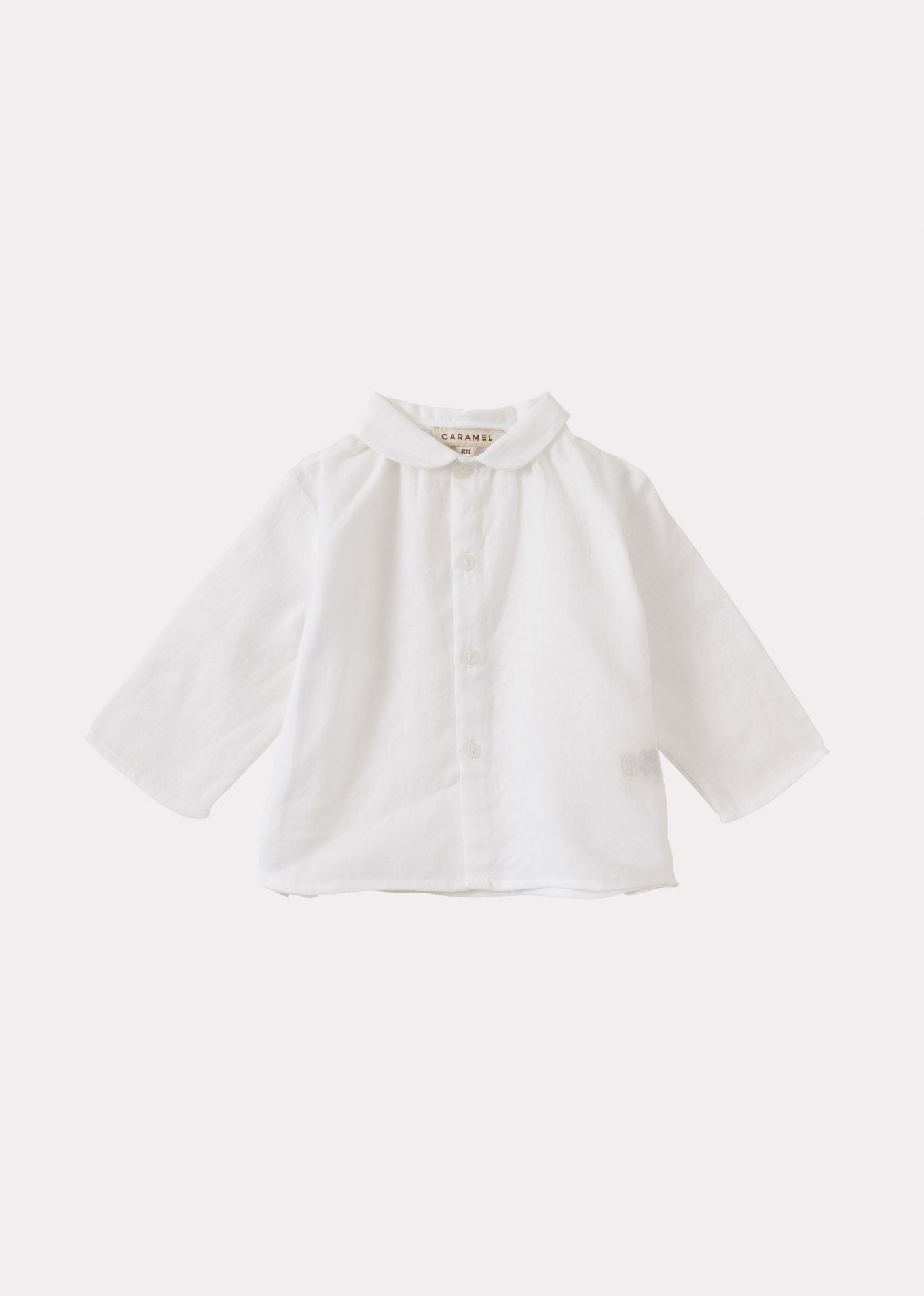 ALOE BABY COTTON SHIRT - WHITE