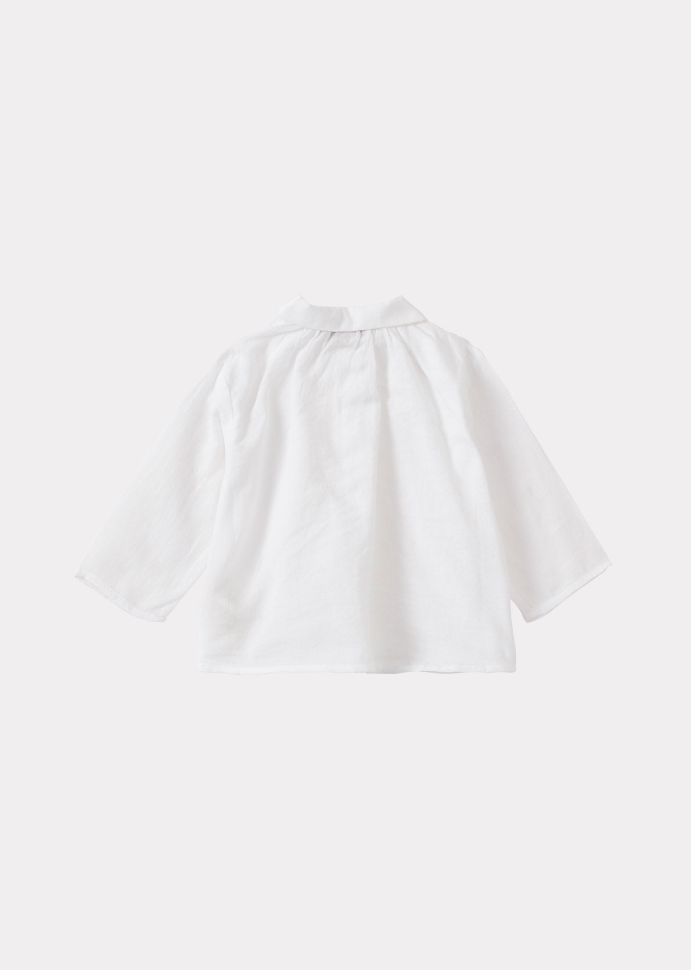 ALOE BABY COTTON SHIRT - WHITE