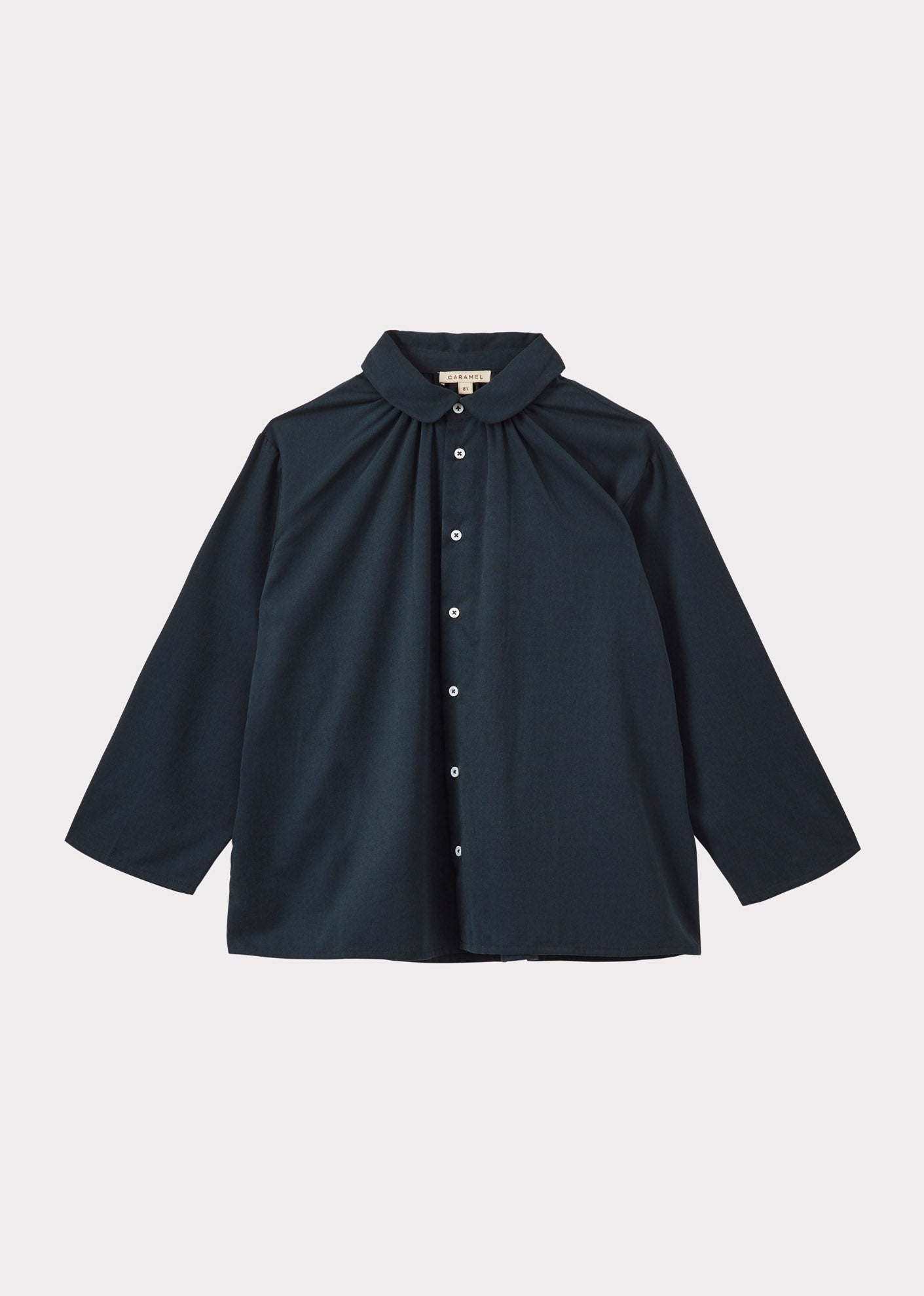 ALOE CHILDREN'S COTTON SHIRT - NAVY