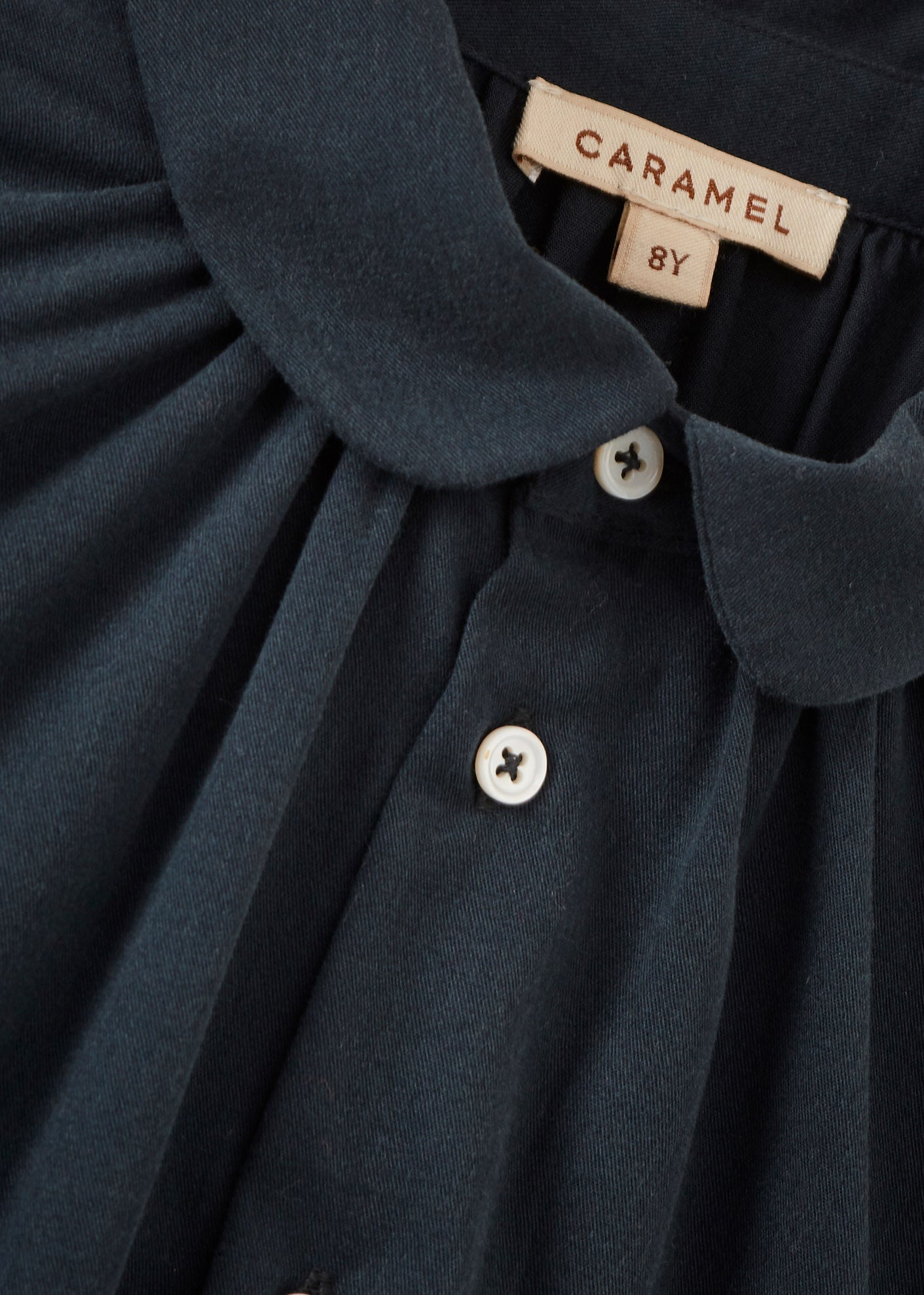 ALOE CHILDREN'S COTTON SHIRT - NAVY