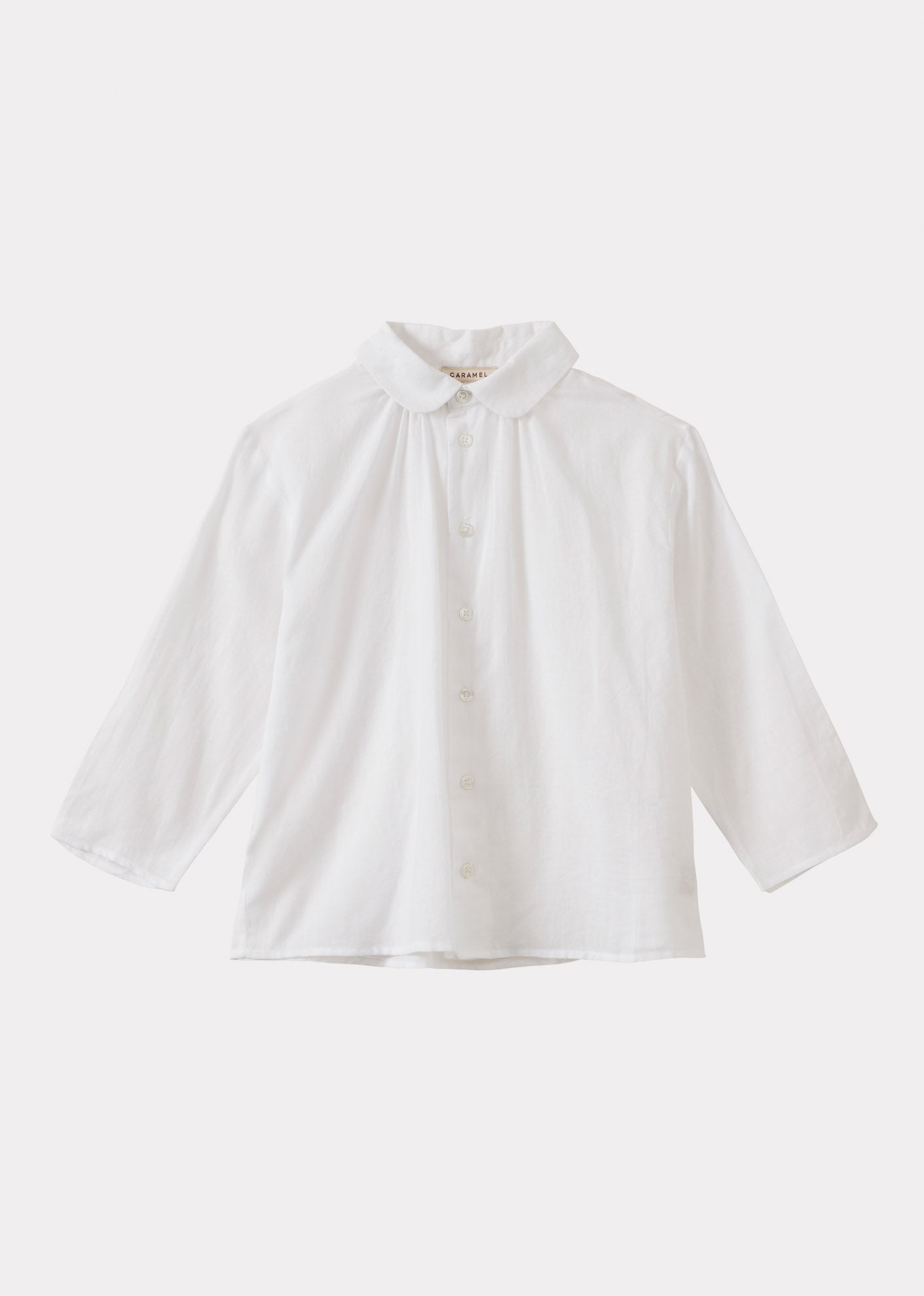 ALOE CHILDREN'S COTTON SHIRT - WHITE