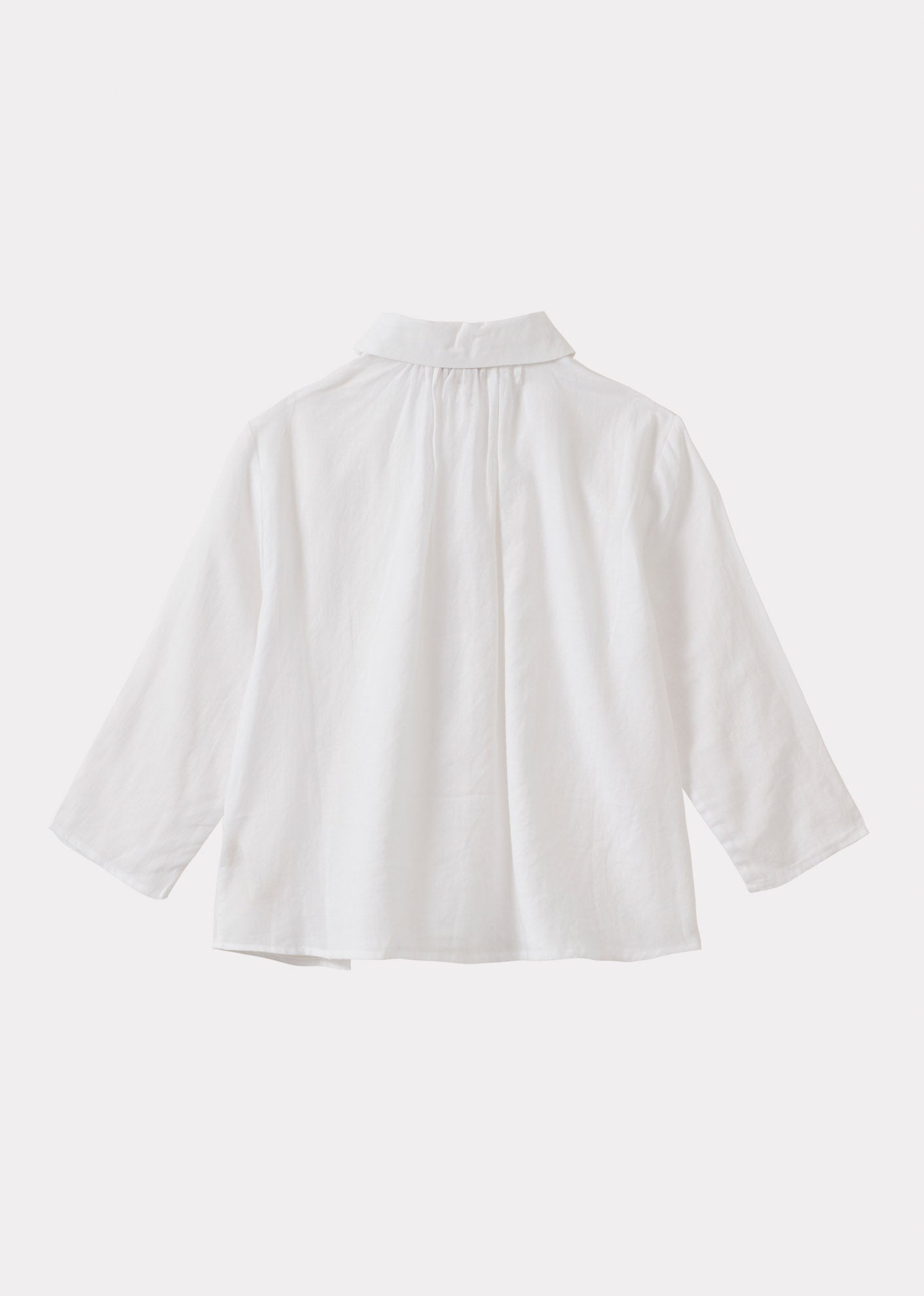 ALOE CHILDREN'S COTTON SHIRT - WHITE