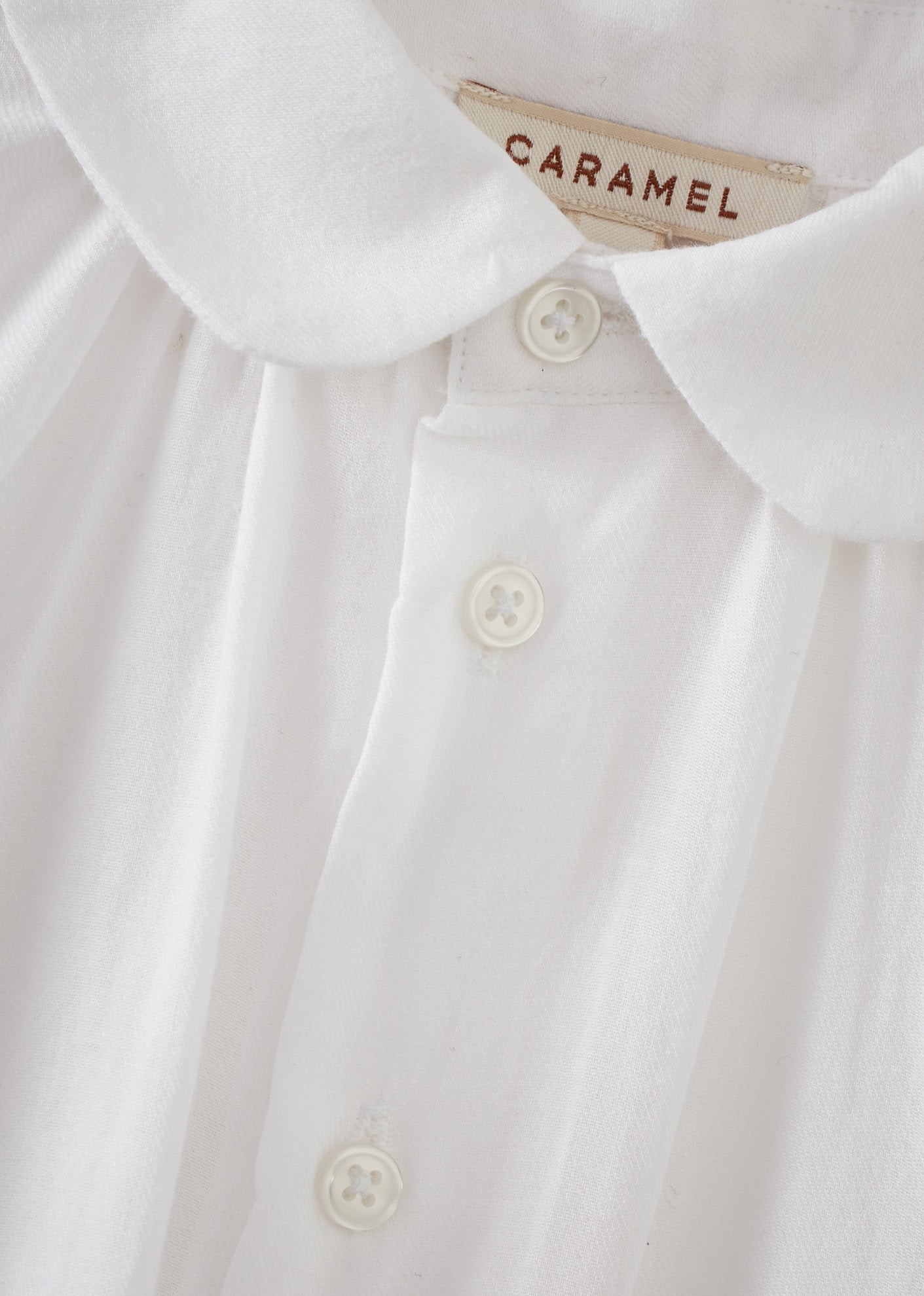 ALOE CHILDREN'S COTTON SHIRT - WHITE