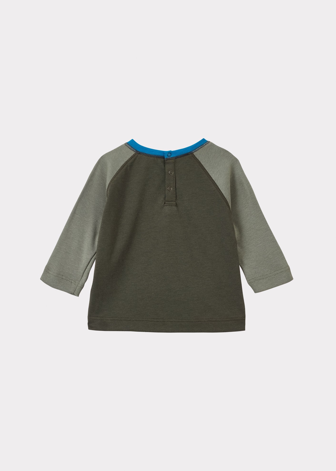 AXEL BABY T-SHIRT - KHAK / SOFT GREEN / BLUE