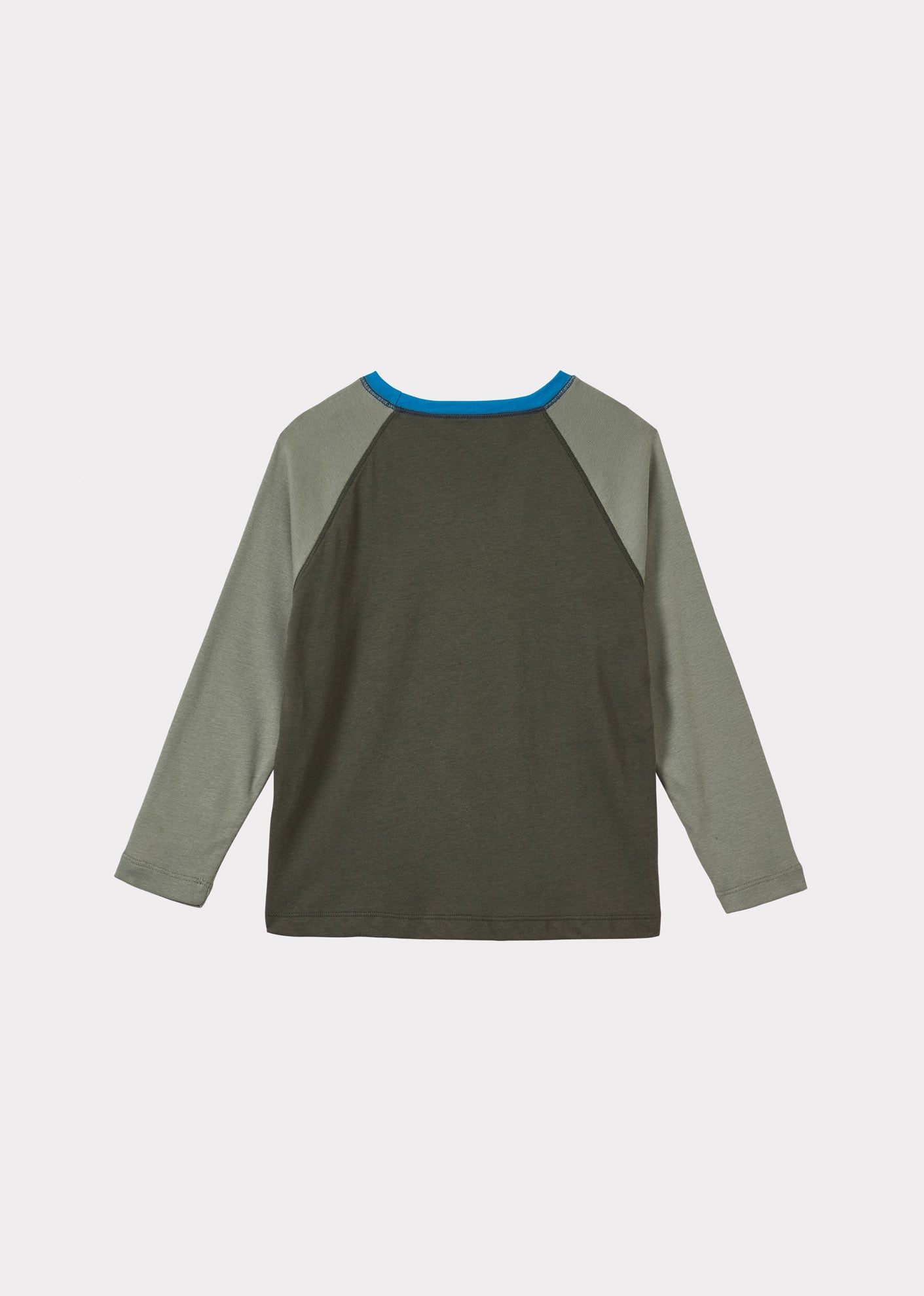 AXEL CHILDREN'S T-SHIRT - KHAKI / SOFT GREEN / BLUE