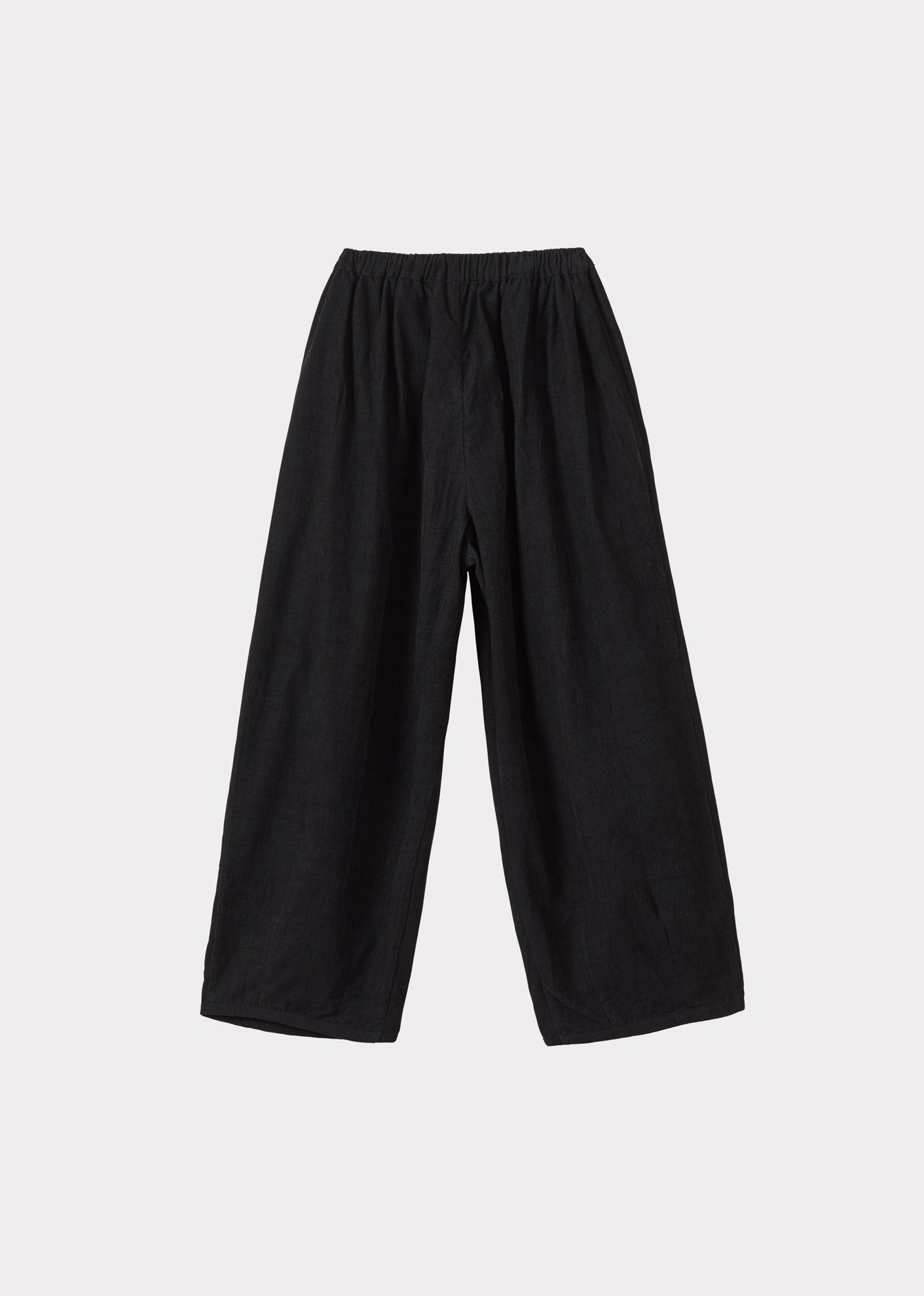 BOBBY TEEN COTTON TROUSERS - BLACK