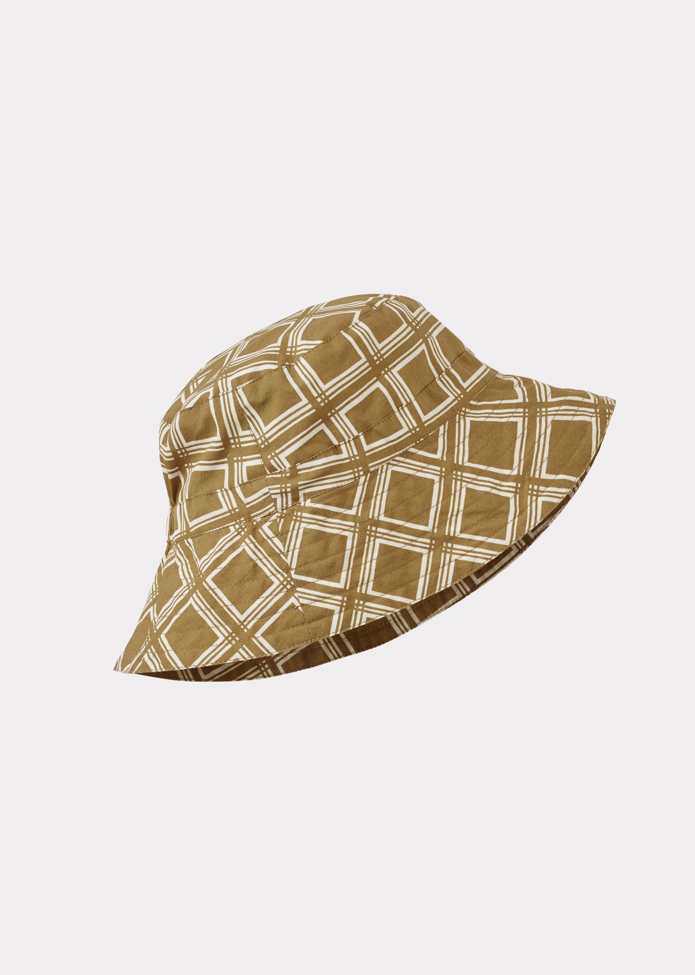 CEDRUS HAT - BROWN GEO PRINT