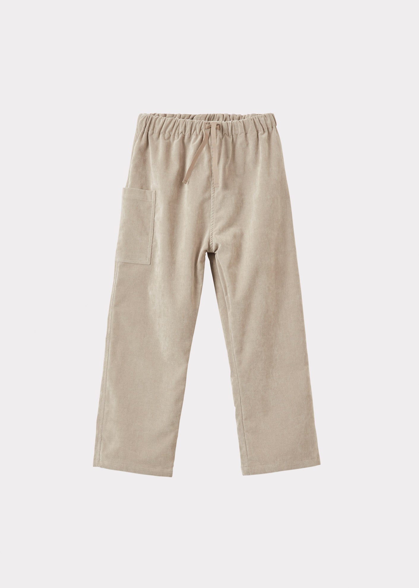 CHESTNUT CHILDREN'S COTTON MIX TROUSERS - STONE GREY