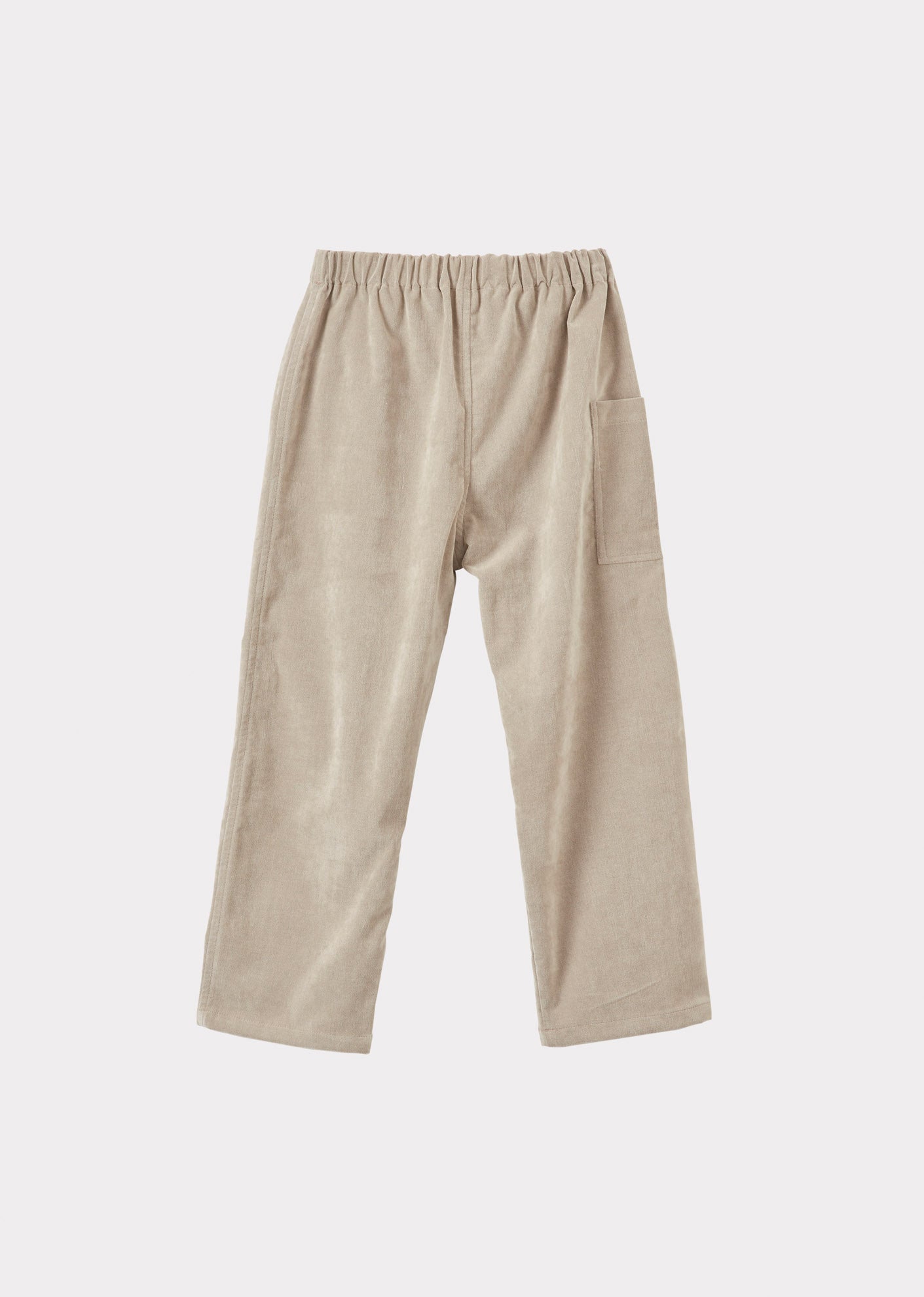 CHESTNUT TEEN COTTON MIX TROUSERS - STONE GREY