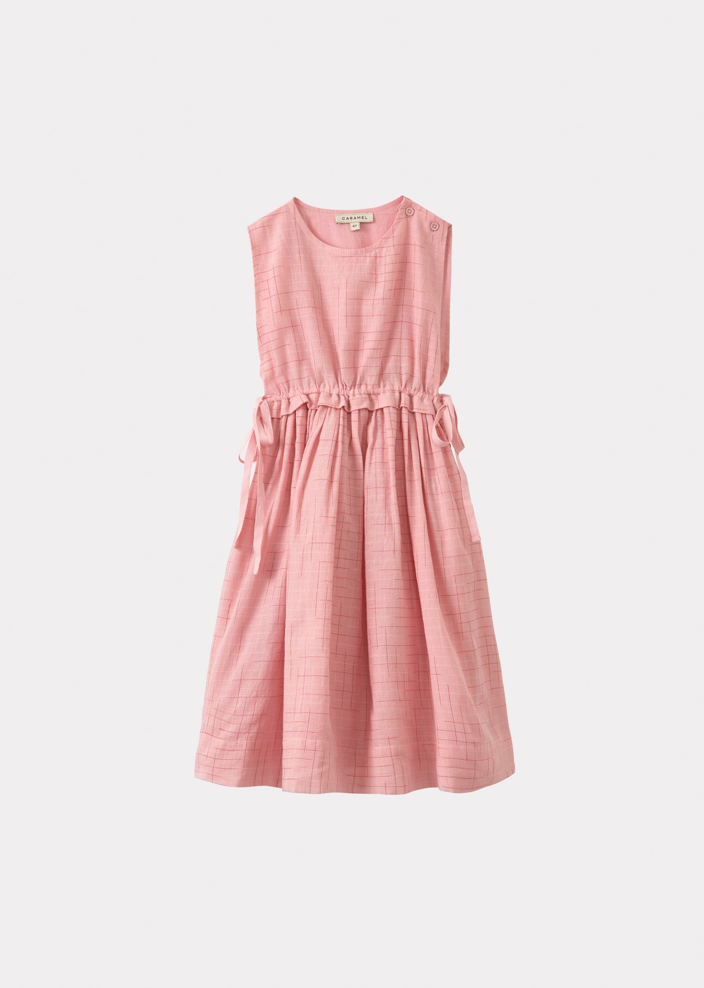 COLIMA DRESS - PINK CHECK