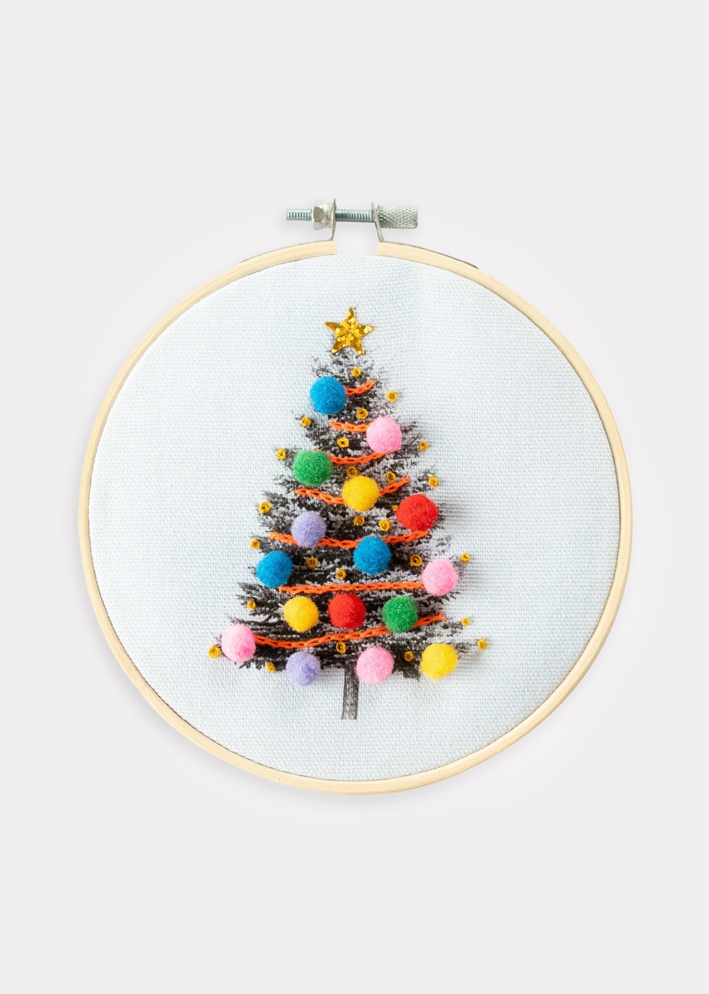 COTTON CLARA EMBROIDERY CRAFT KIT - CHRISTMAS TREE