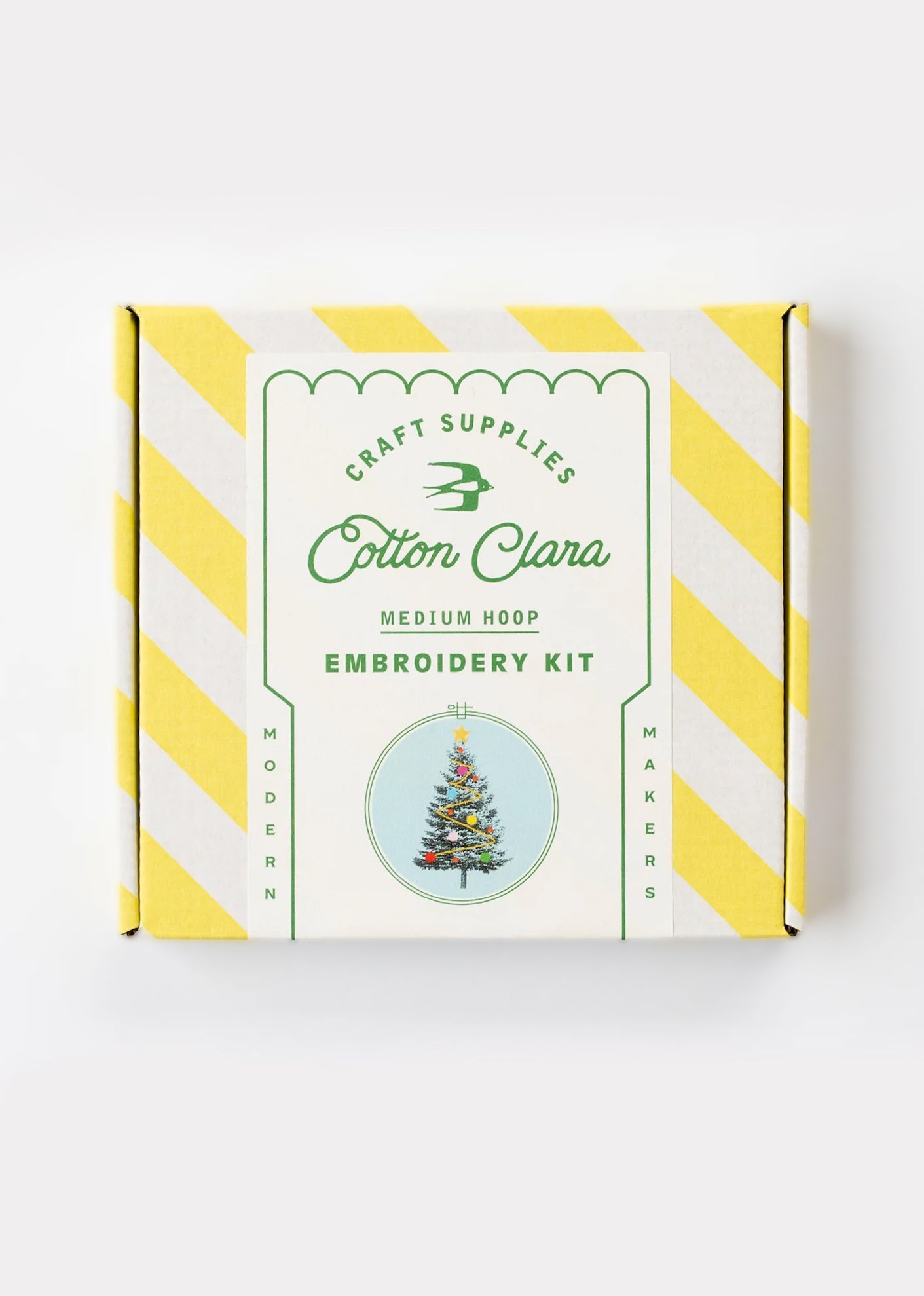 COTTON CLARA EMBROIDERY CRAFT KIT - CHRISTMAS TREE