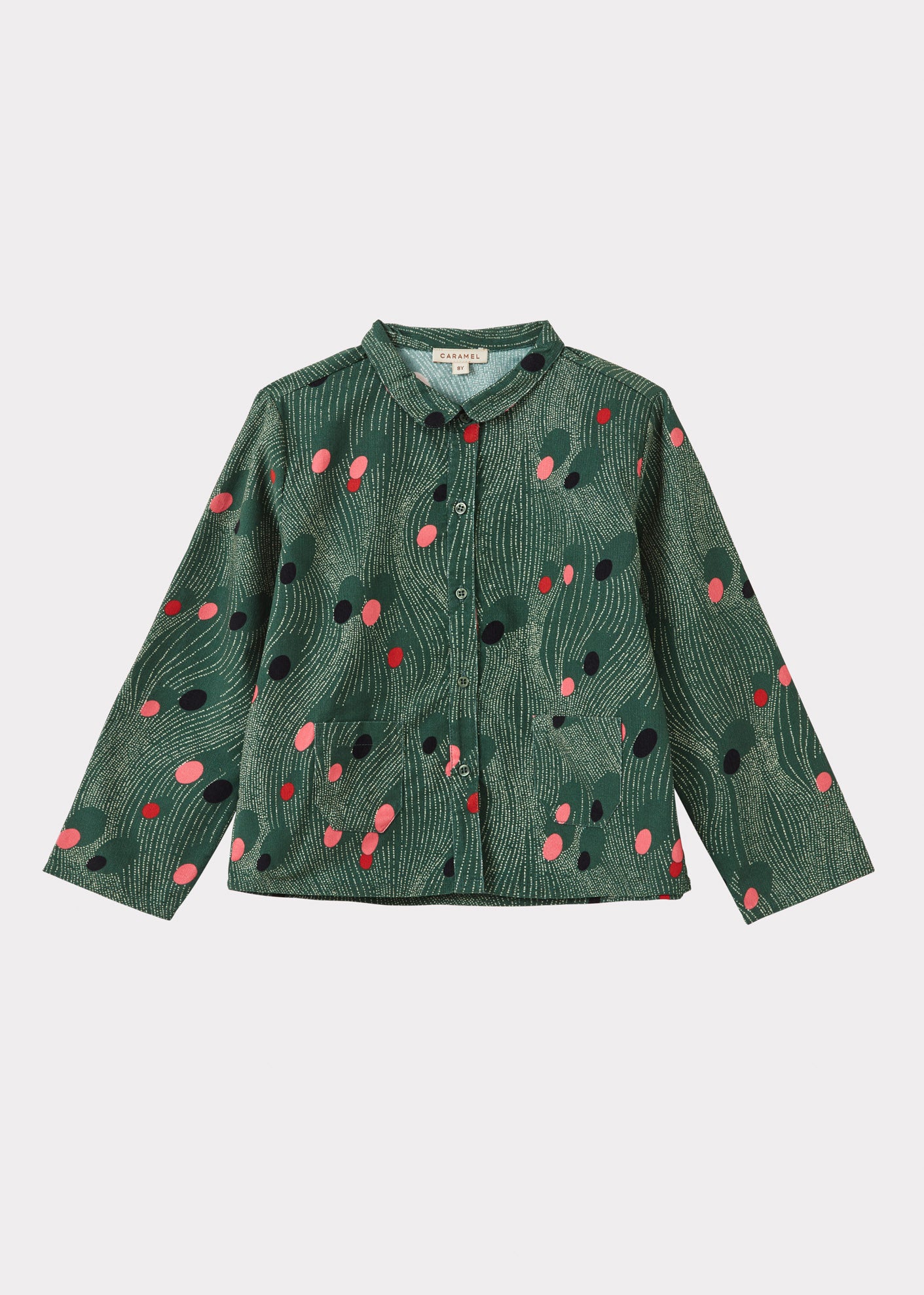 DRAGONFLY CHILDREN'S COTTON CORDUROY SHIRT - LIBERTY SPACE RAIN