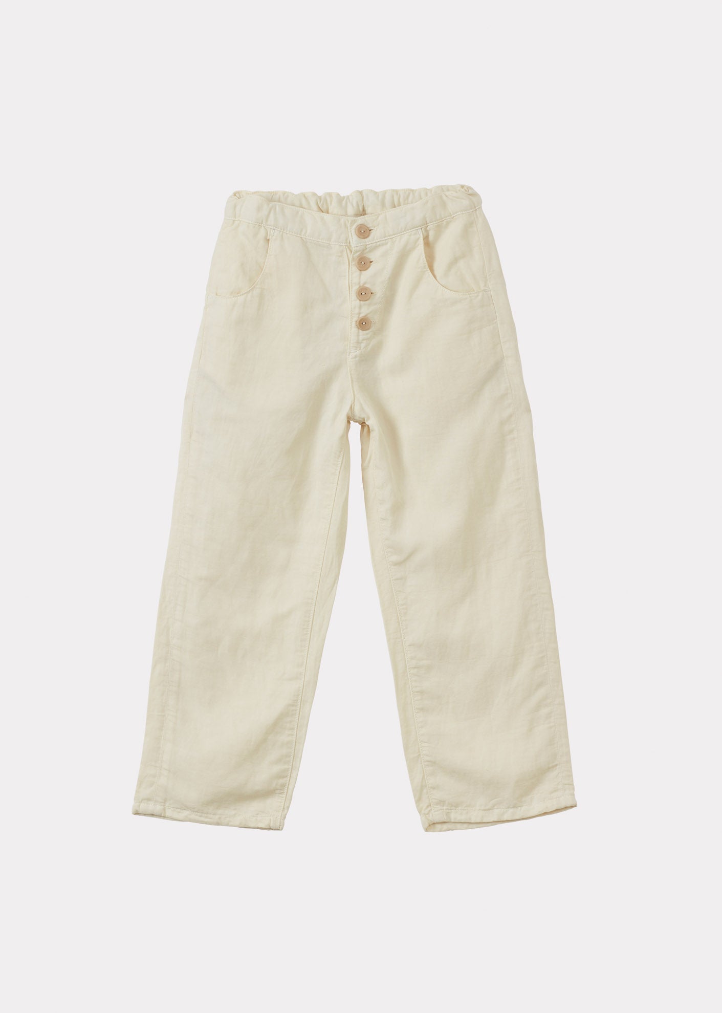 ERODIUM CHILDREN'S TROUSERS - ECRU