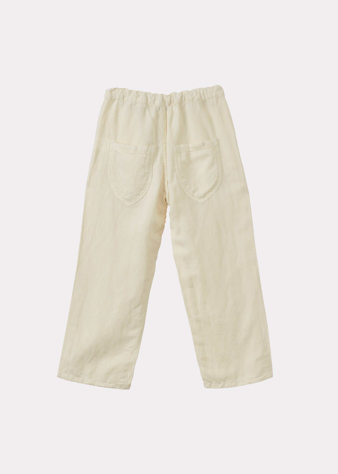 ERODIUM CHILDREN'S TROUSERS - ECRU