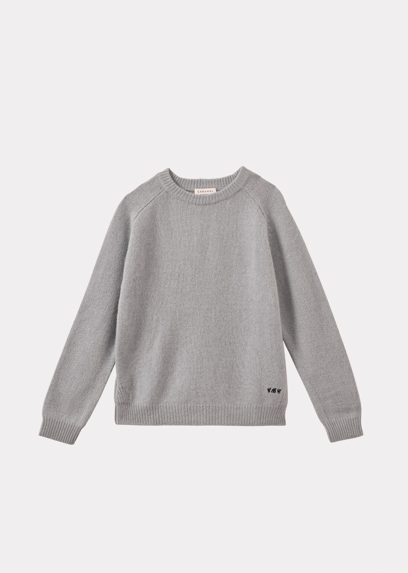 FENNEL CHILDREN'S CASHMERE JUMPER - PALE GREY