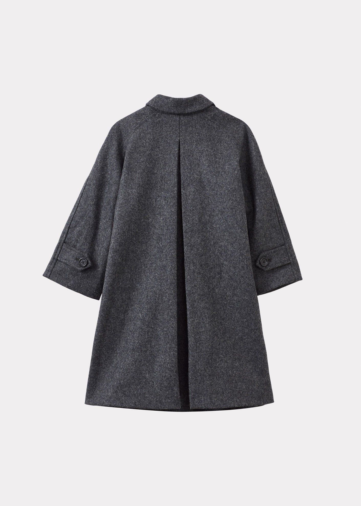 FINLEY CHILDREN'S NEW WOOL COAT - GREY MELANGE