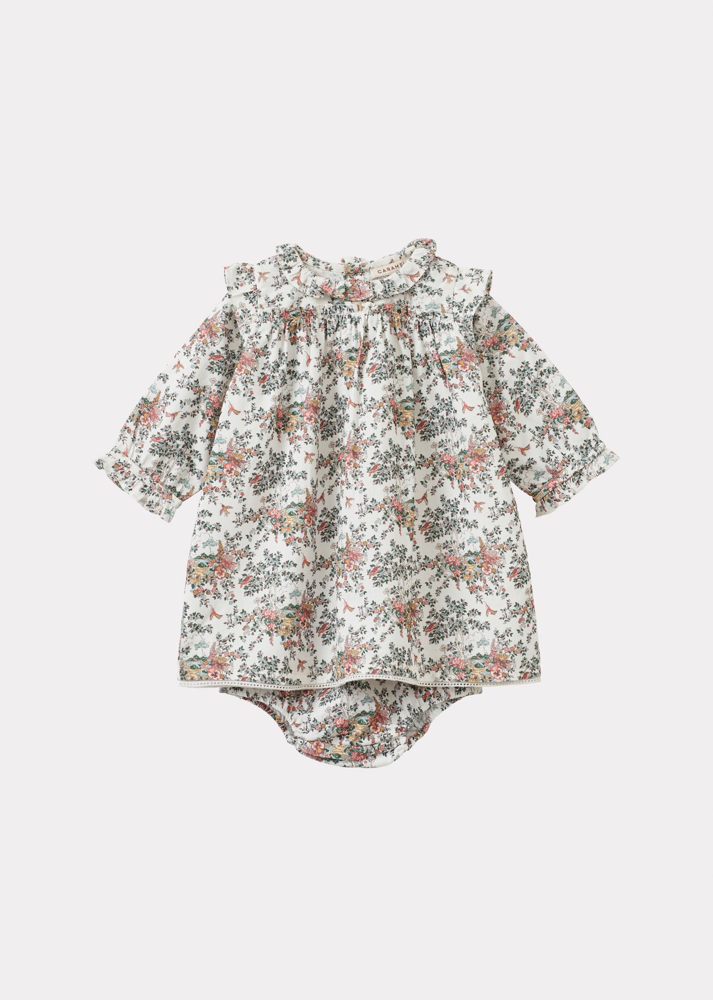 HELIOS BABY COTTON DRESS - LIBERTY MINIATURE WONDERLAND