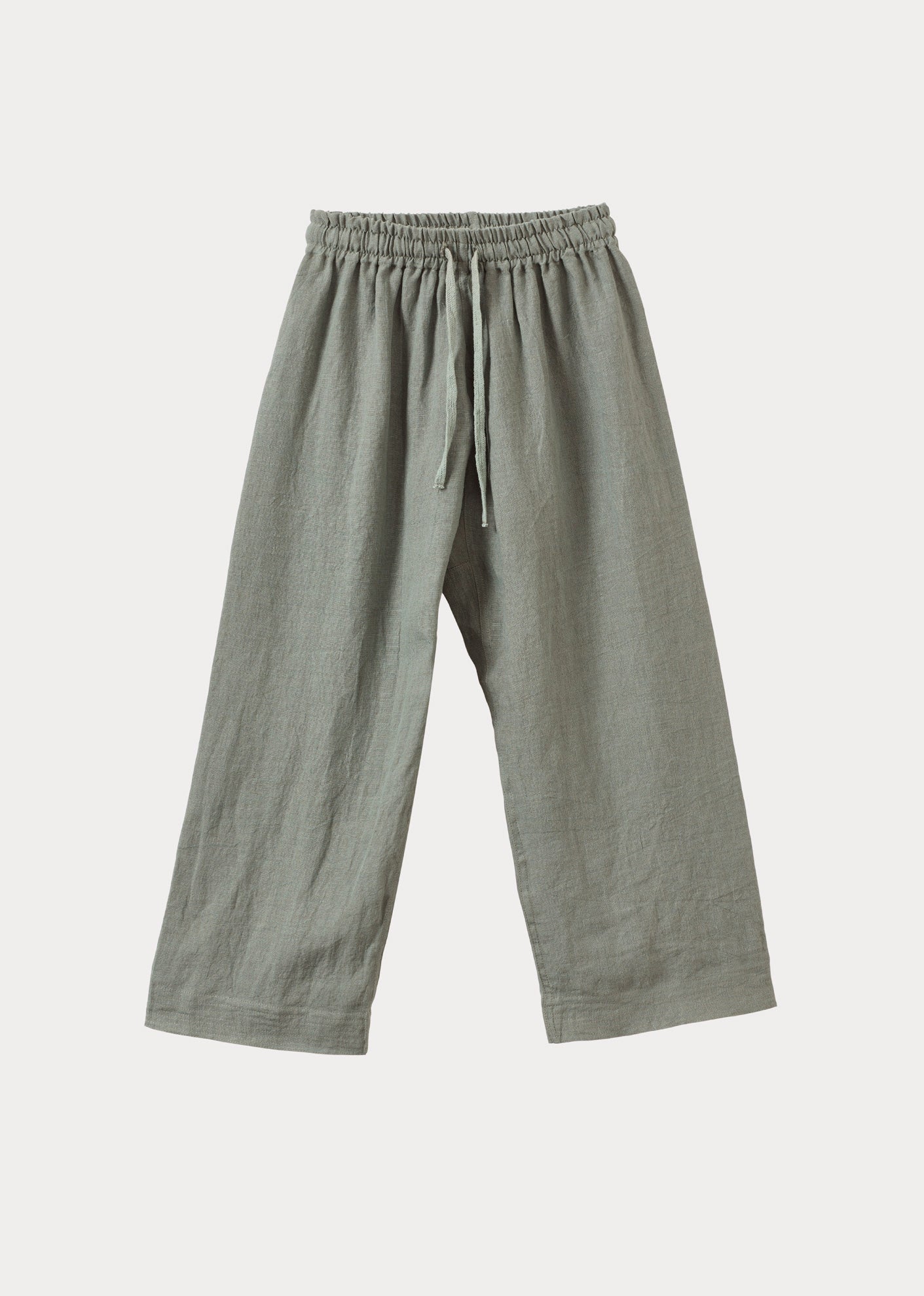 JUDO CHILDREN'S TROUSERS - GREY / GREEN