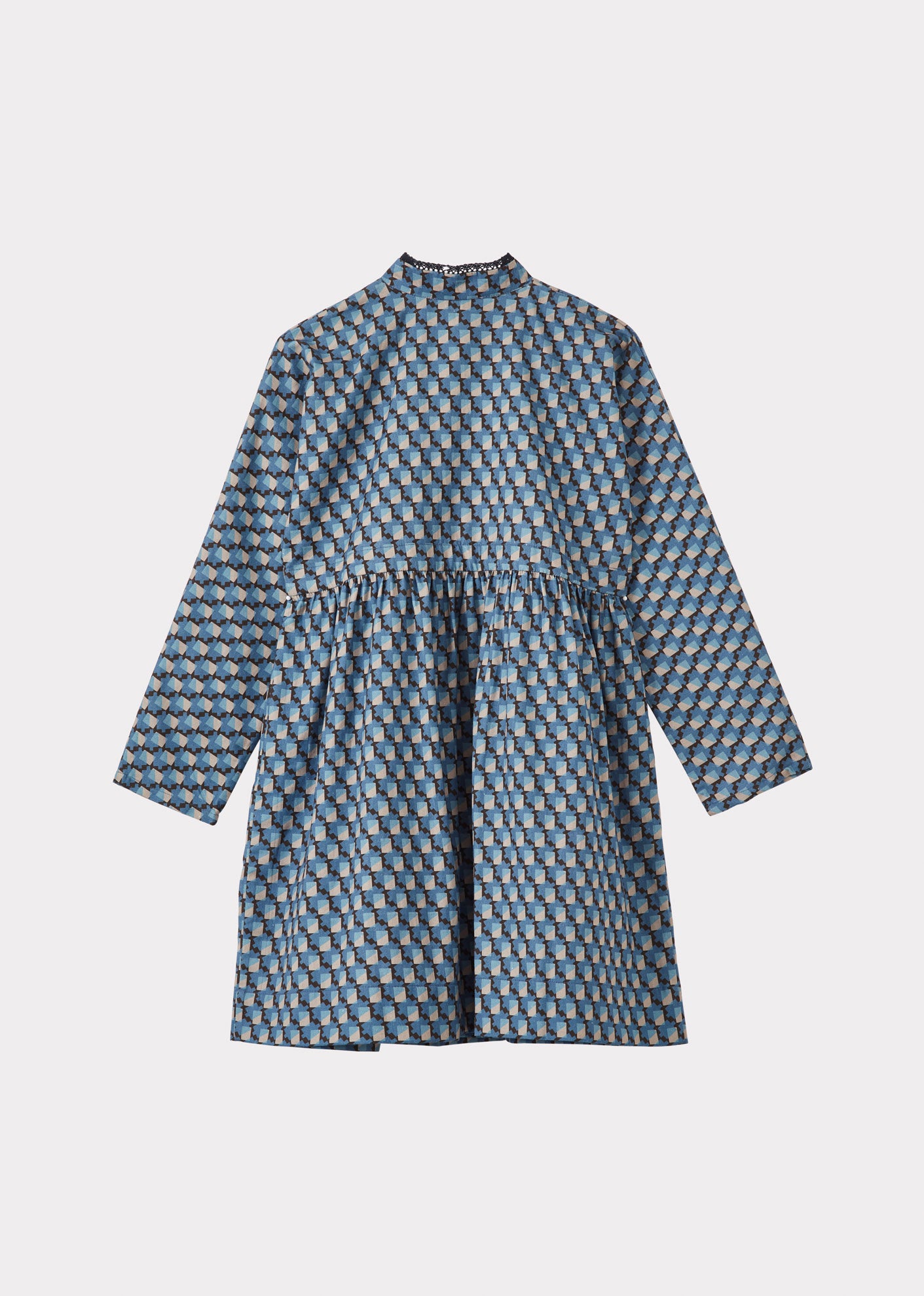 KAI CHILDREN'S COTTON DRESS - GEO PRINT