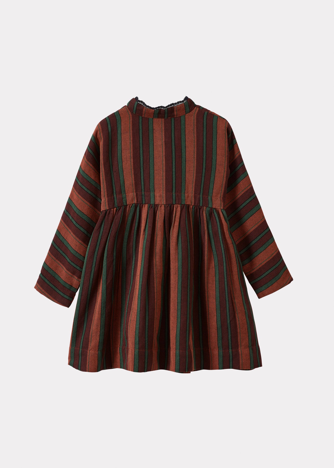 KAI CHILDREN'S COTTON & LINEN DRESS - MULTI STRIPES