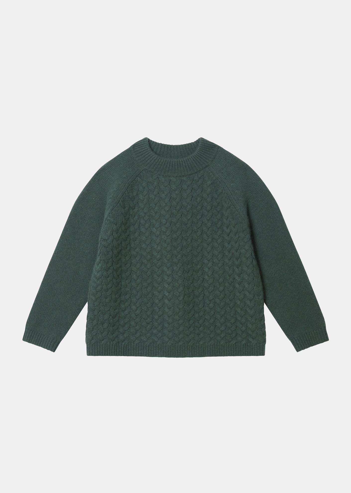 KALER CASHMERE JUMPER - PINE