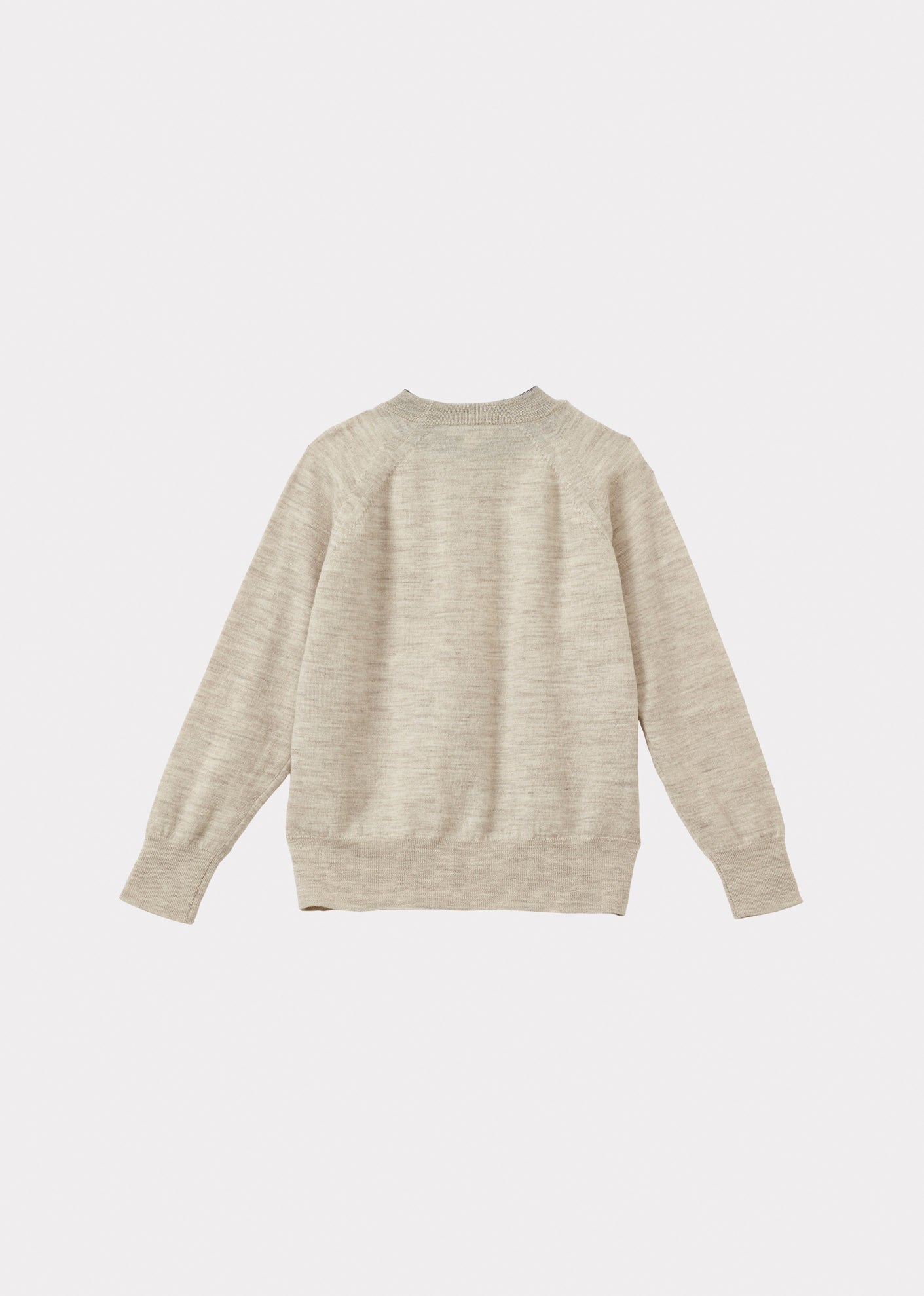 KEIRA CHILDREN'S MERINO WOOL JUMPER - CREAM