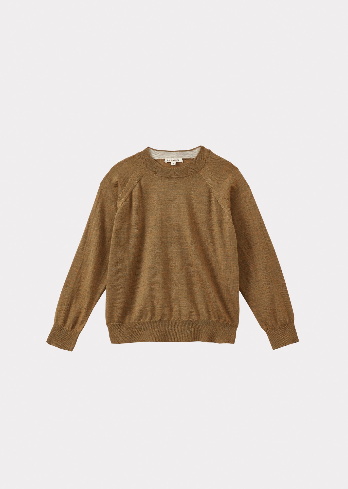 KEIRA CHILDREN'S MERINO WOOL JUMPER - OCHRE