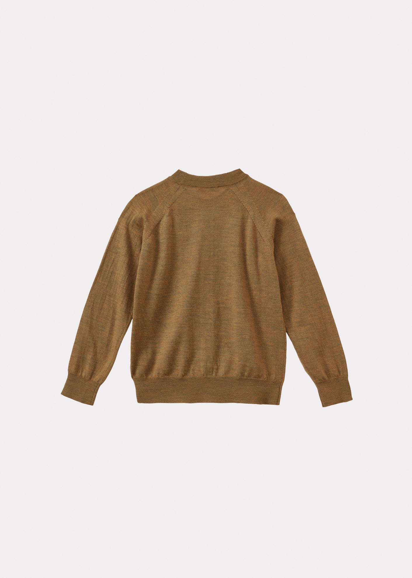 KEIRA CHILDREN'S MERINO WOOL JUMPER - OCHRE