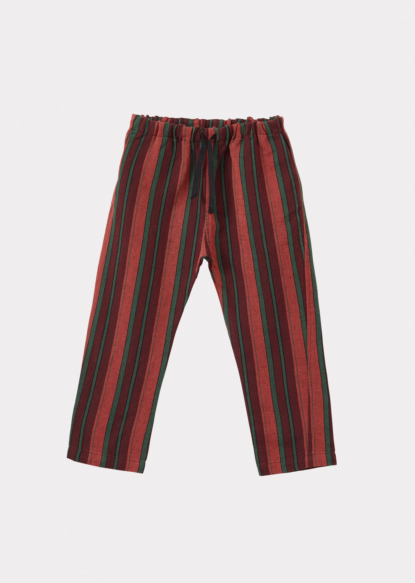 LEDA CHILDREN'S LINEN TROUSERS - MULTI STRIPES