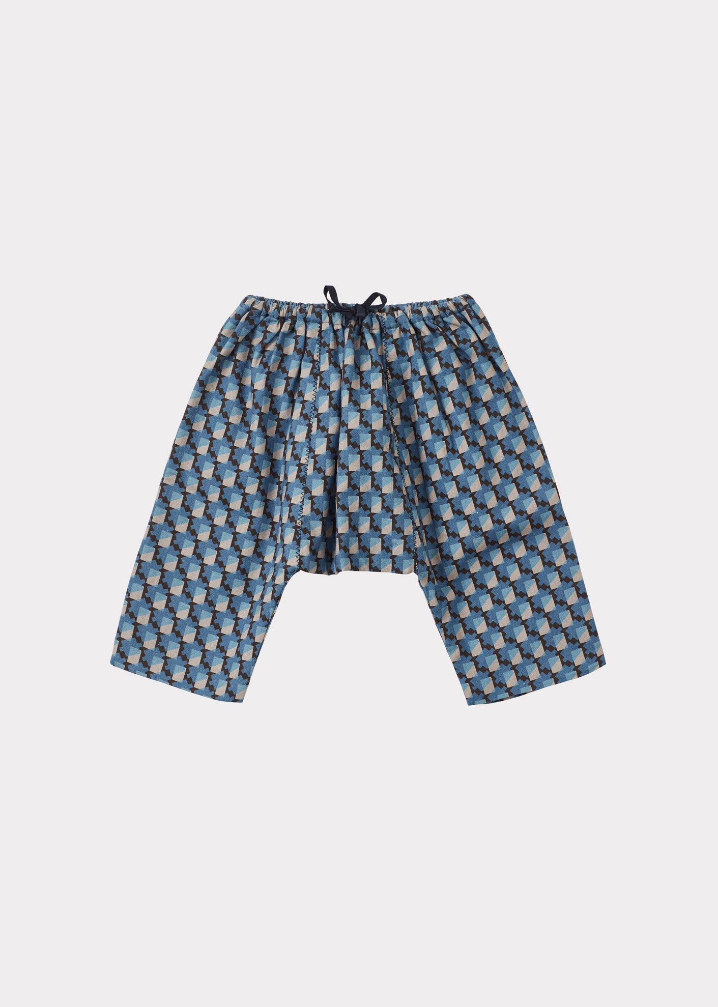 LINUM BABY COTTON TROUSERS - GEO PRINT